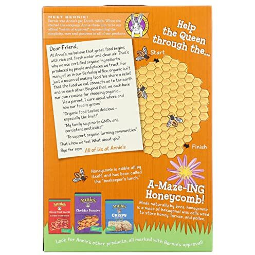Annie's Homegrown Bunny Grahams, Honey, 7.5-Ounce Boxes (Pack Of 3)