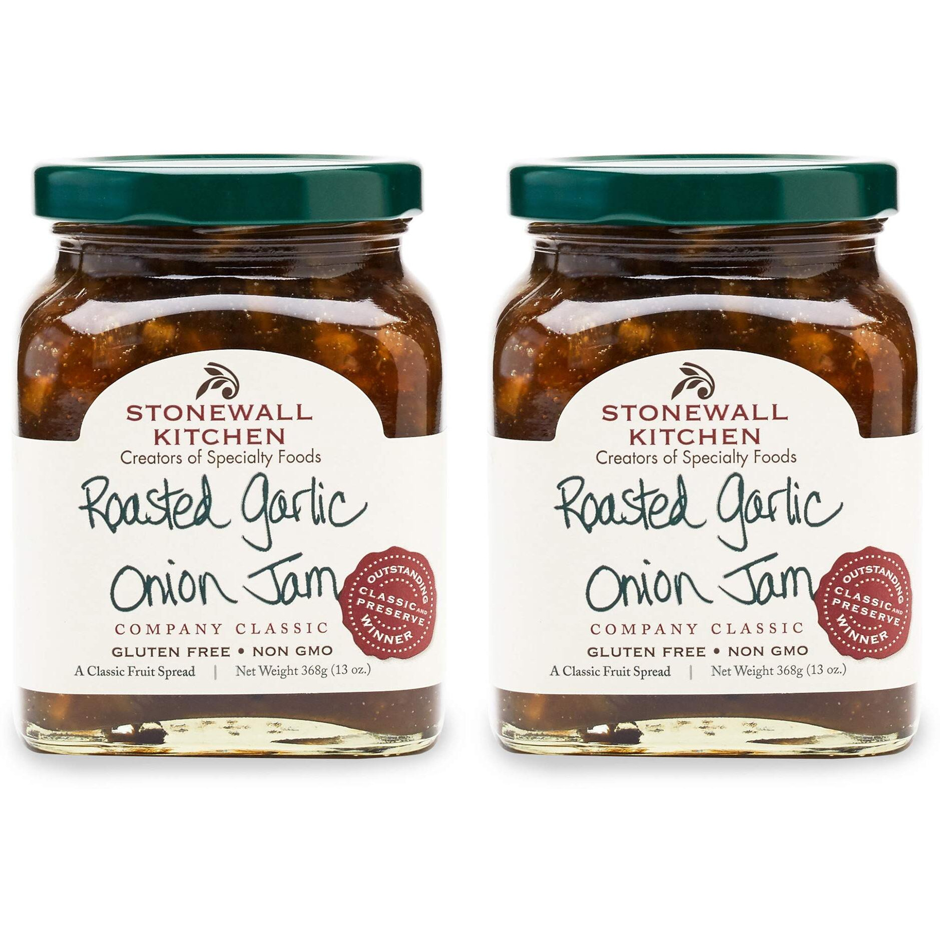 Stonewall Kitchen Roasted Garlic Onion Jam, 13 Ounces (Pack Of 2)