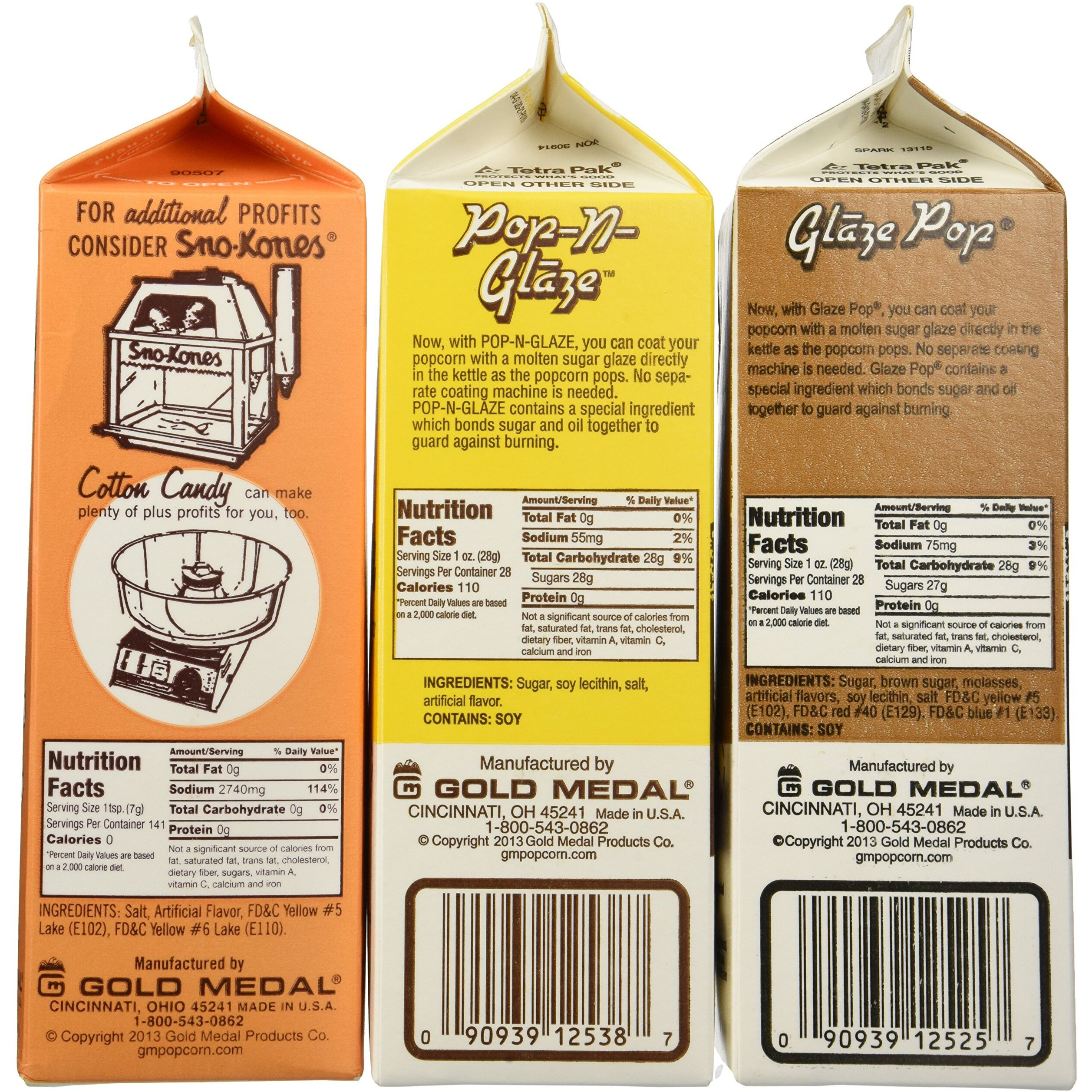 Flavacol Salt And Glaze Pop Flavoring 3 Pack