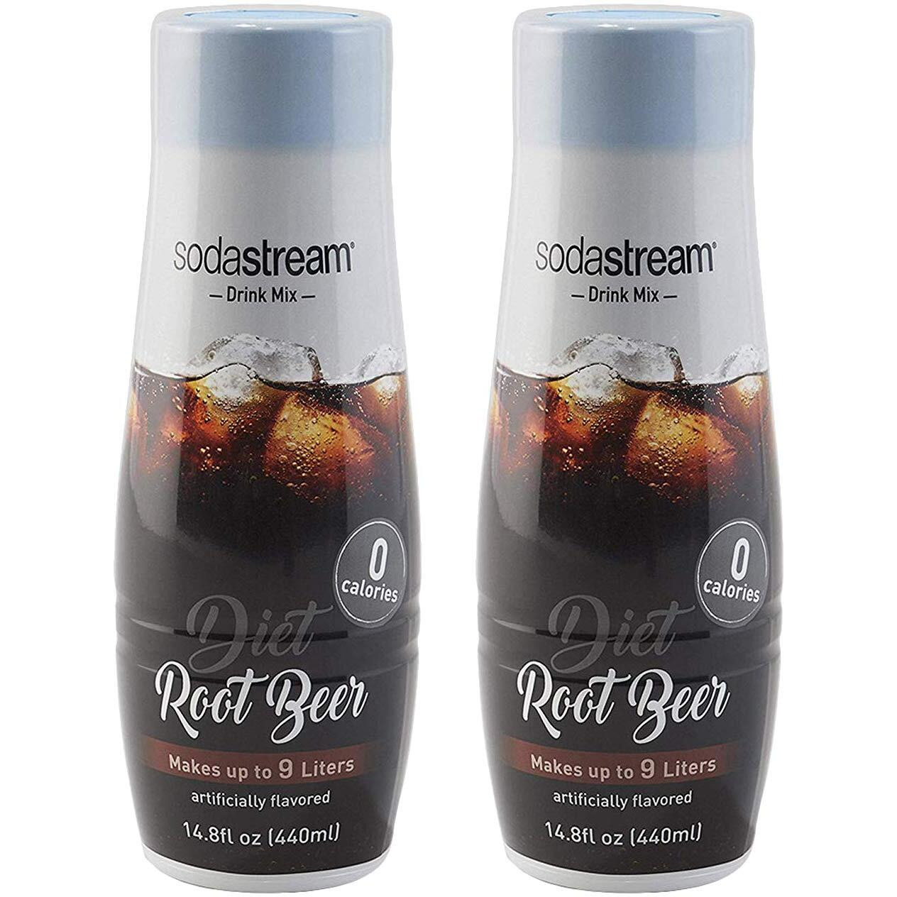 Sodastream Diet Root Beer, 440Ml 2 Pack, 14.8 Fl Oz