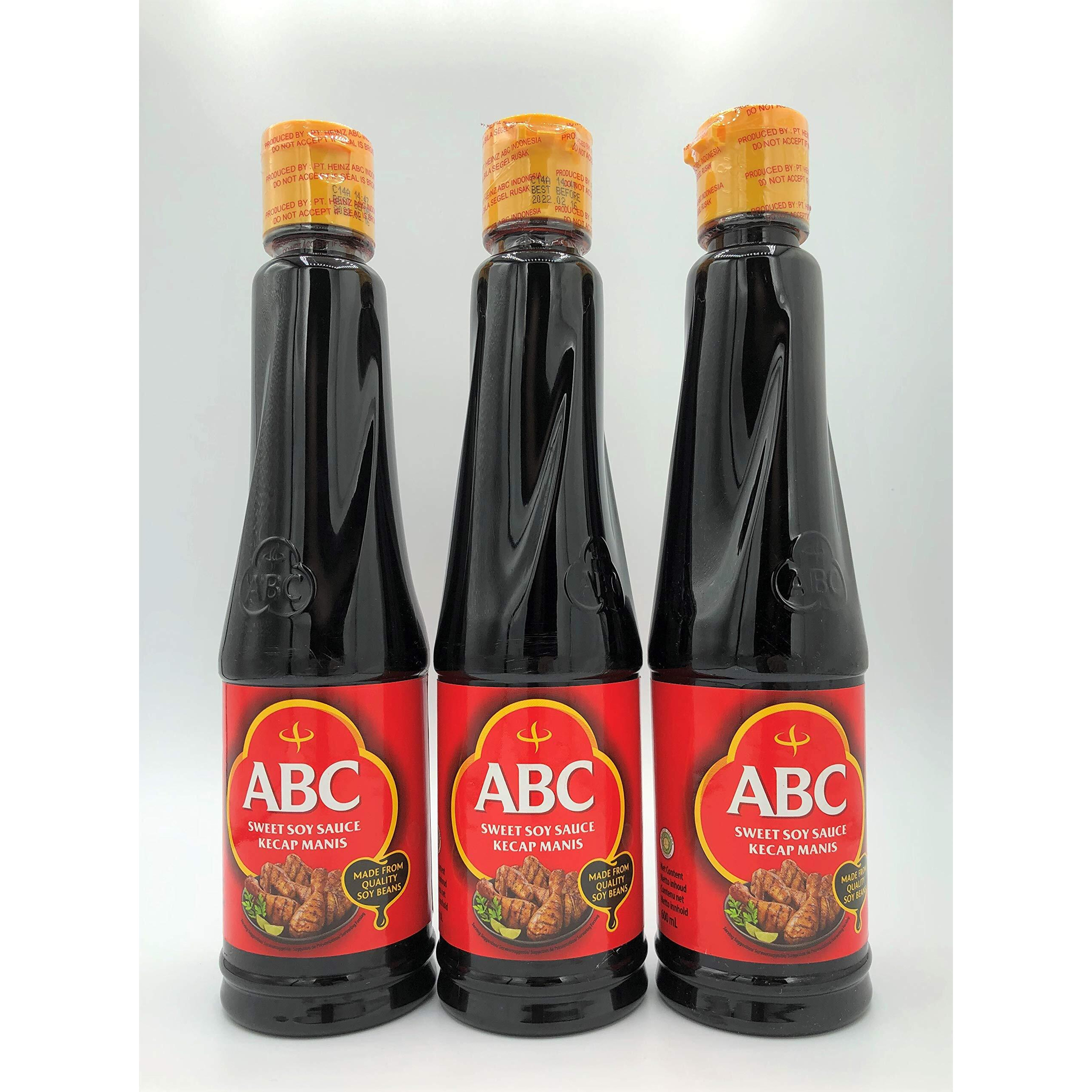 Abc Sweet Soy Sauce Kecap Manis, 20.2 Ounce (Pack Of 3)