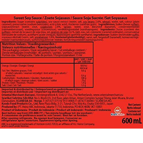 Abc Sweet Soy Sauce Kecap Manis, 20.2 Ounce (Pack Of 3)
