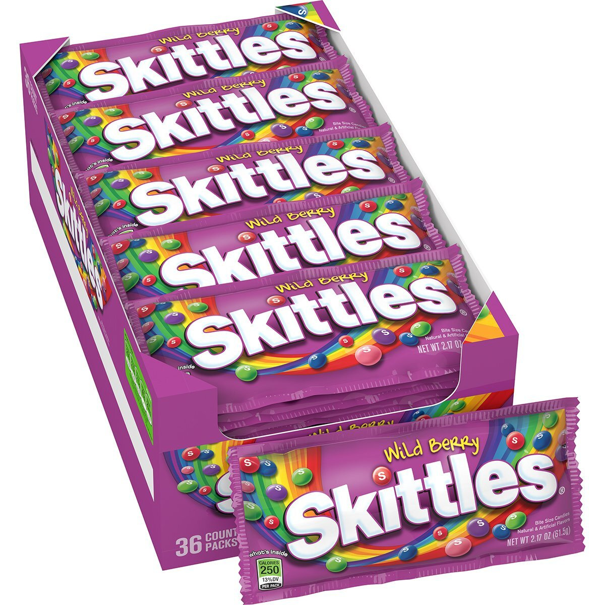 Wrigley Skittles, Wild Berry, 2.17 Oz (36 Count)