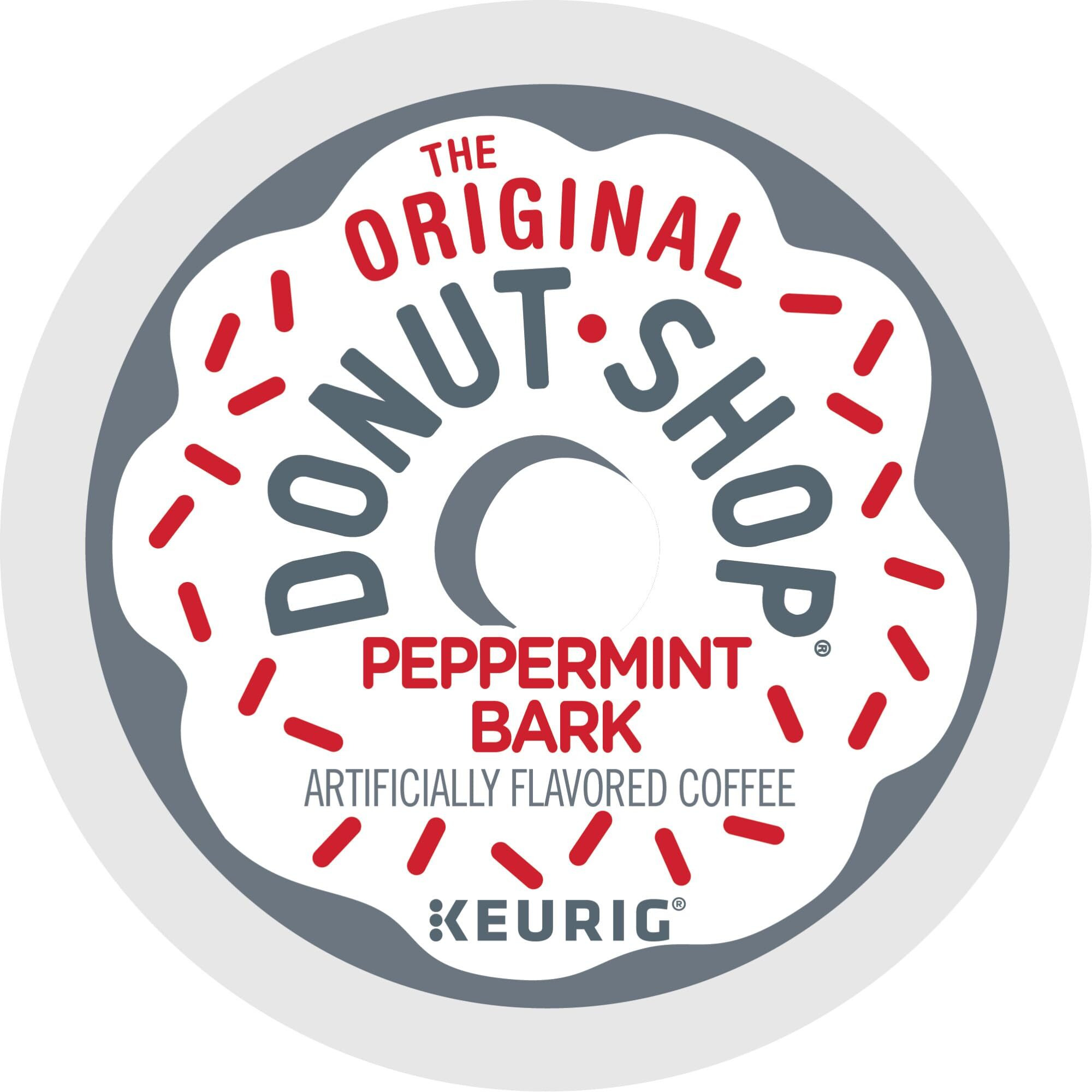 The Original Donut Shop Peppermint Bark Keurig Single-Serve K-Cup Pods, Light Roast Coffee, 60 Count