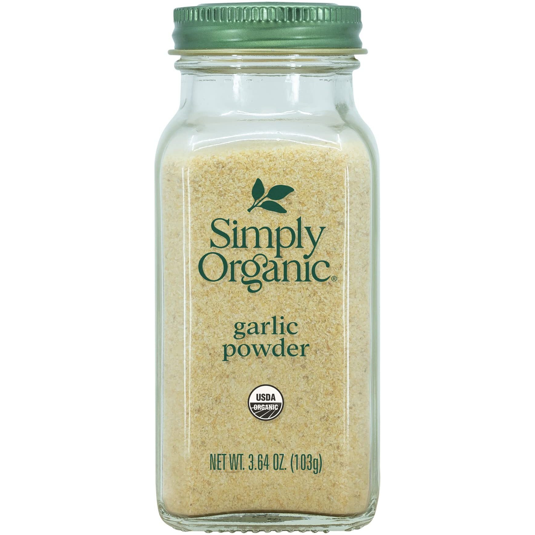 Simply Organic Garlic Powder Certified Organic, 3.64-Ounce Container
