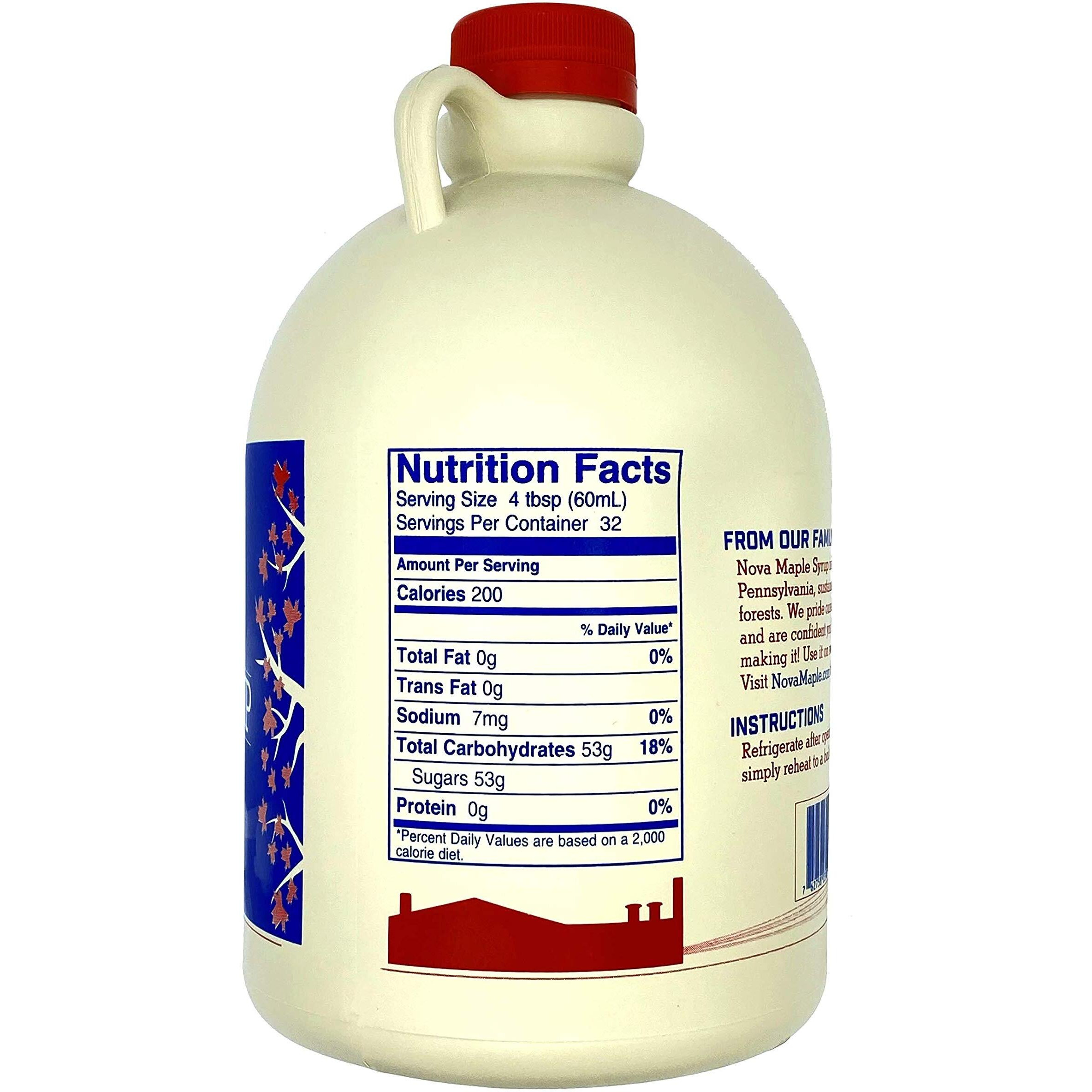 Nova Maple Syrup - Pure Grade-A Maple Syrup (Gallon)