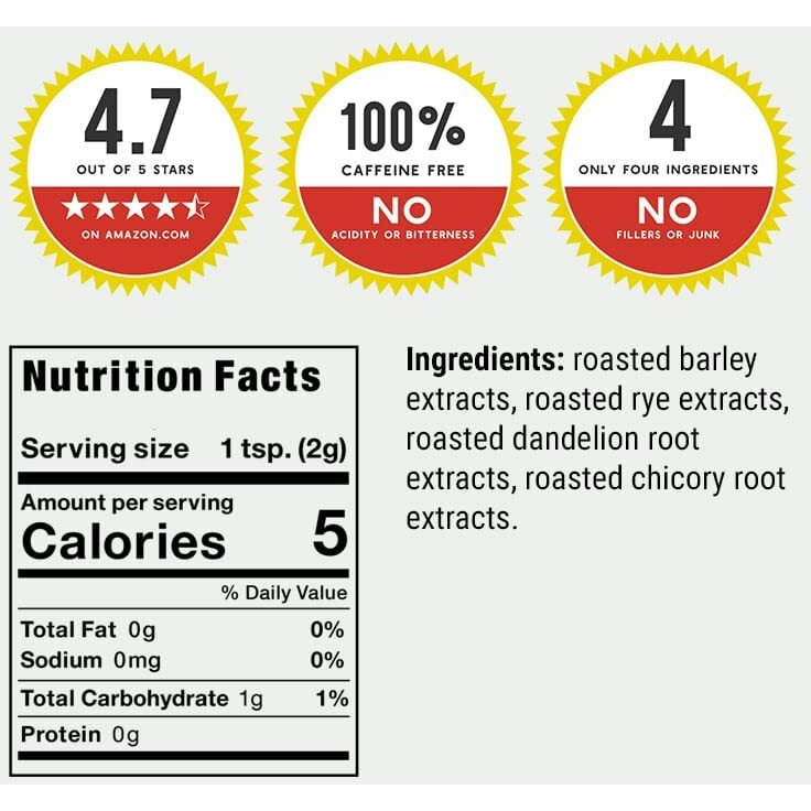 Dandy Blend Instant Herbal Beverage With Dandelion - Organic 3.53 Oz (Pack Of 2)