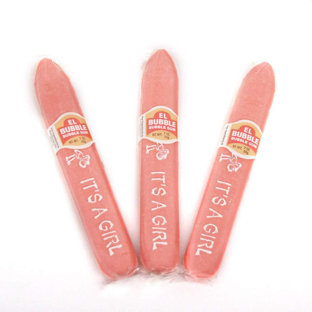 Dubble Bubble It's A Girl Bubble Gum Cigars (Pack Of 36)