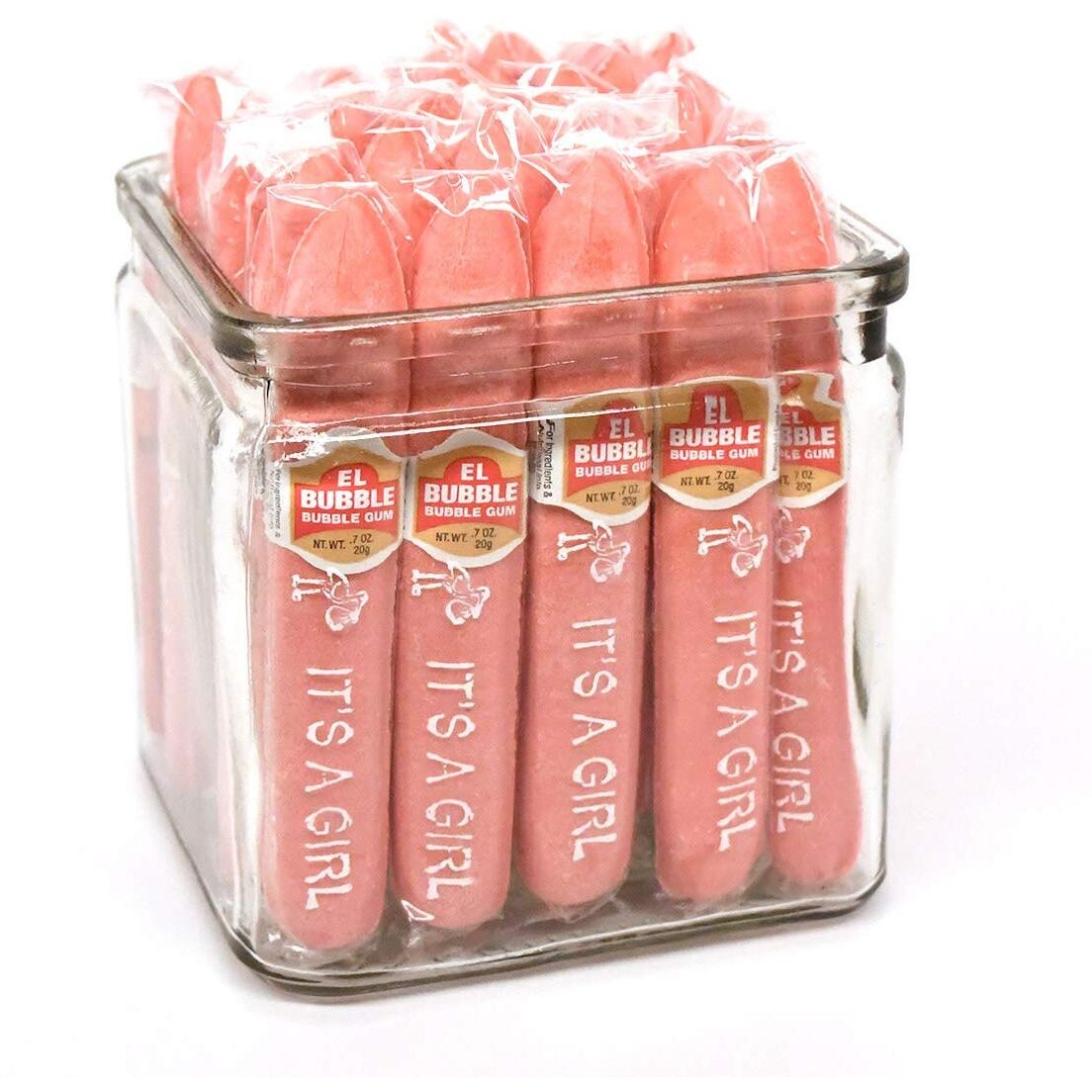 Dubble Bubble It's A Girl Bubble Gum Cigars (Pack Of 36)