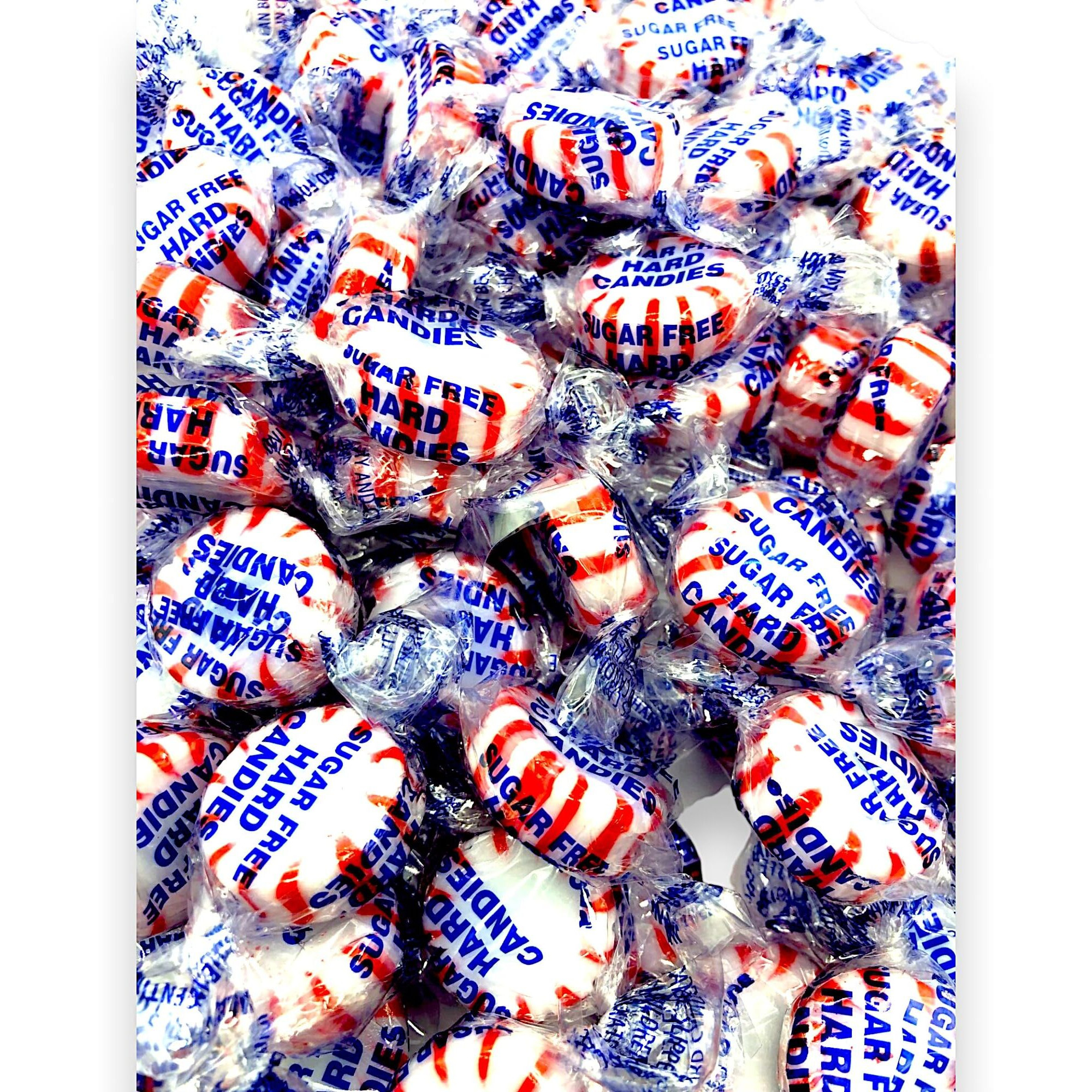 Arcor Sugar Free Peppermint Starlight Gourmet Hard Candy - Keto Friendly, 1.5 Lbs Cool Refreshing Mints Individually Wrapped - Ideal Diabetic Candy, Gluten Free(24 Oz)