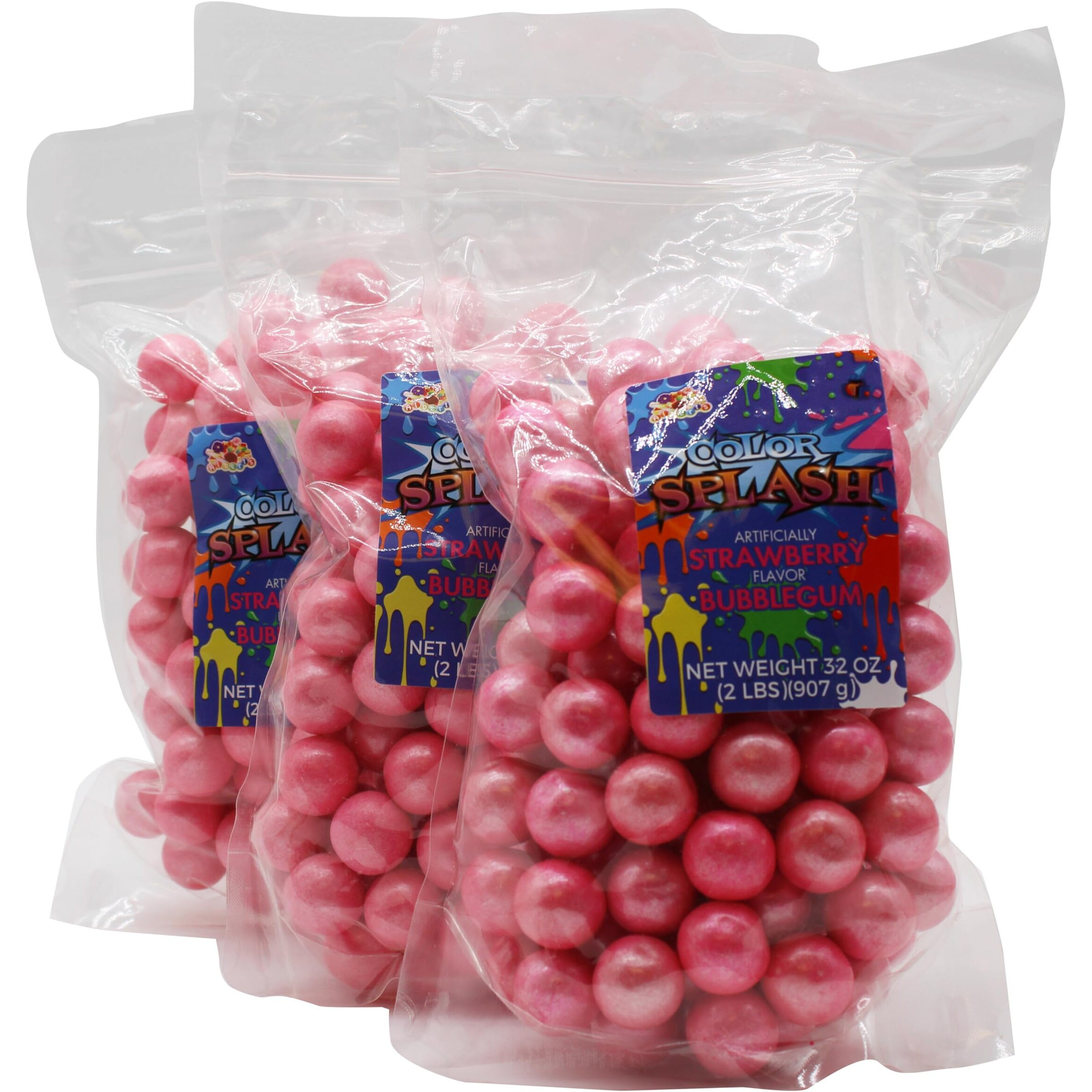 Light Pink Pearl Gumballs 1 Inch-6 Pounds Bulk Bag For Baby Showers And Gender Reveal Parties