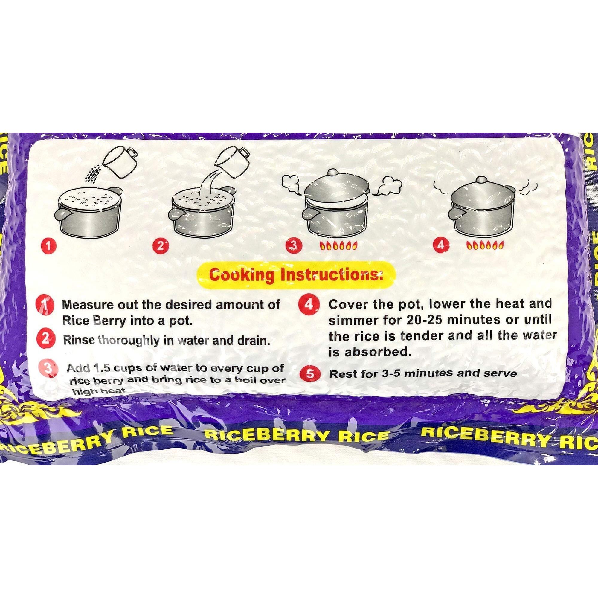 Asian Best Riceberry Rice, 5 Lb