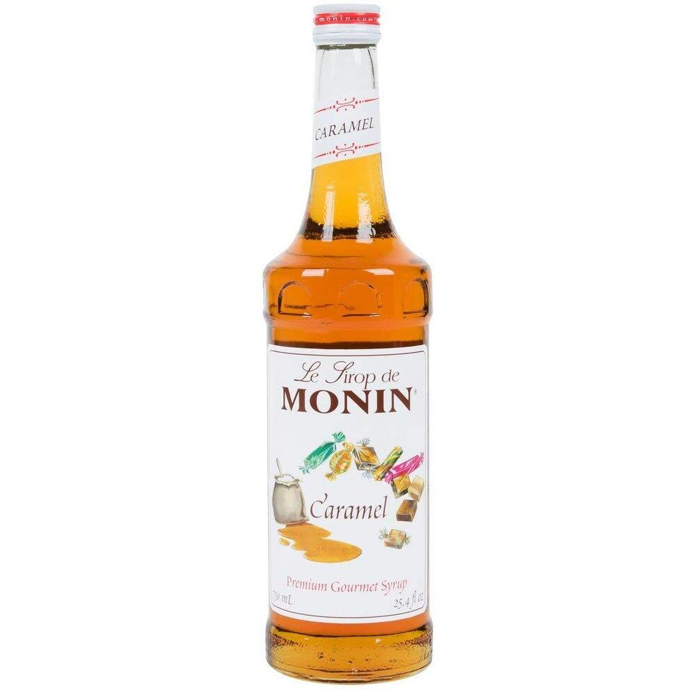Monin - Caramel Syrup, Rich And Buttery, Great For Desserts, Coffee, And Cocktails, Gluten-Free, Non-Gmo (750 Ml)