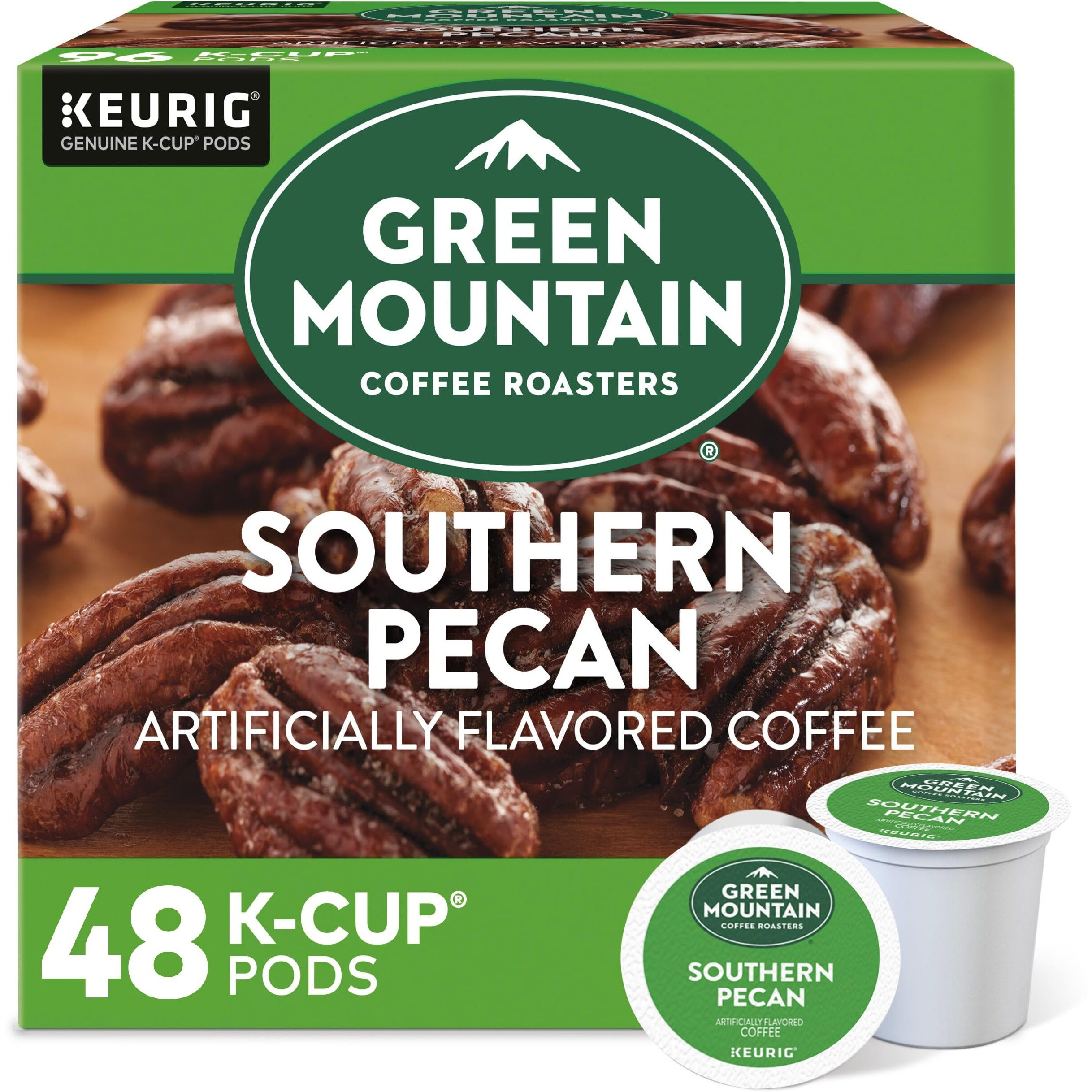 Green Mountain Coffee Southern Pecan, K-Cup Portion Pack For Keurig K-Cup Brewers 24-Count (Pack Of 2)