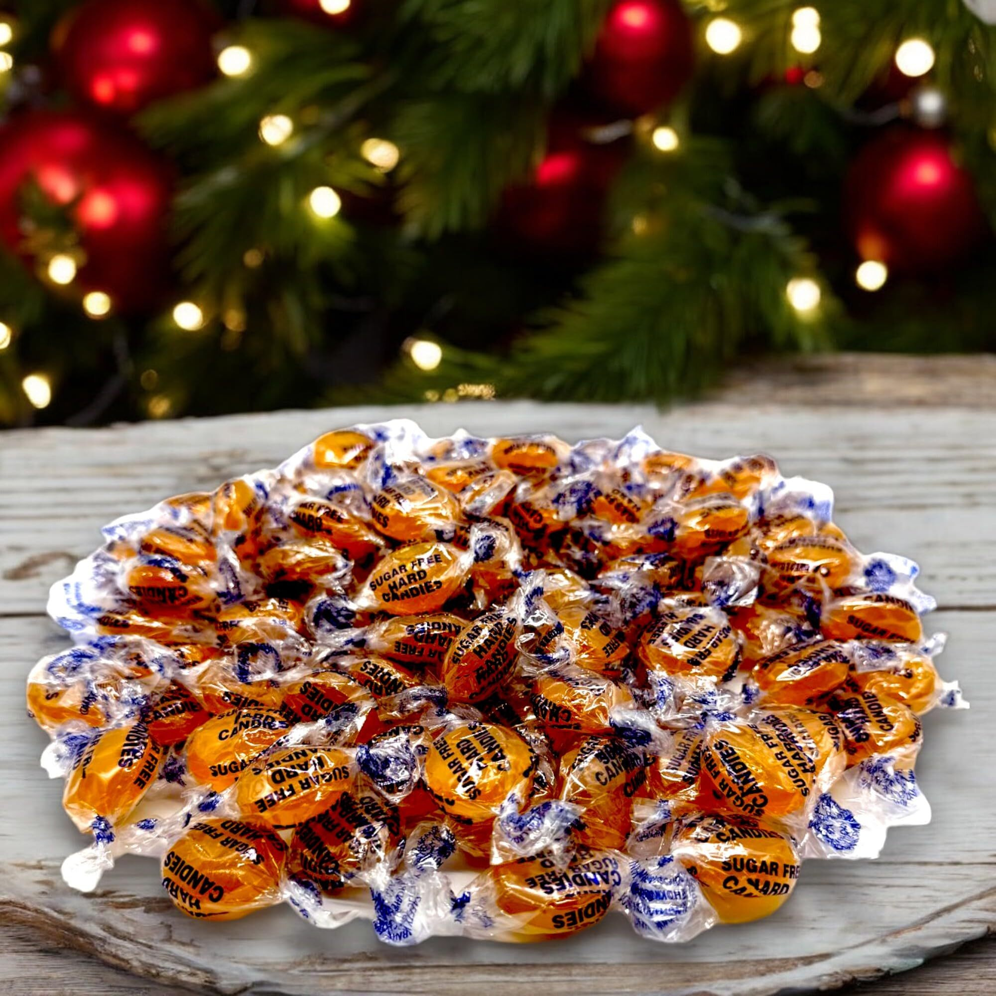 Arcor Sugar Free Butterscotch Gourmet Hard Candy-Keto Friendly- Premium Quality 1.5 Lbs, Delicious Taste Individually Wrapped Butterscotch Candy-Ideal Diabetic & Gluten Free(24 Oz)