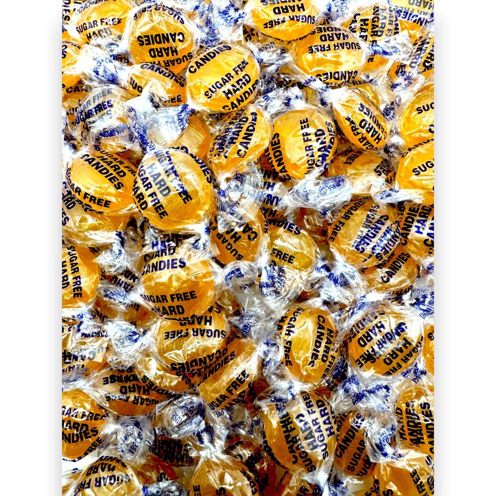 Arcor Sugar Free Butterscotch Gourmet Hard Candy-Keto Friendly- Premium Quality 1.5 Lbs, Delicious Taste Individually Wrapped Butterscotch Candy-Ideal Diabetic & Gluten Free(24 Oz)