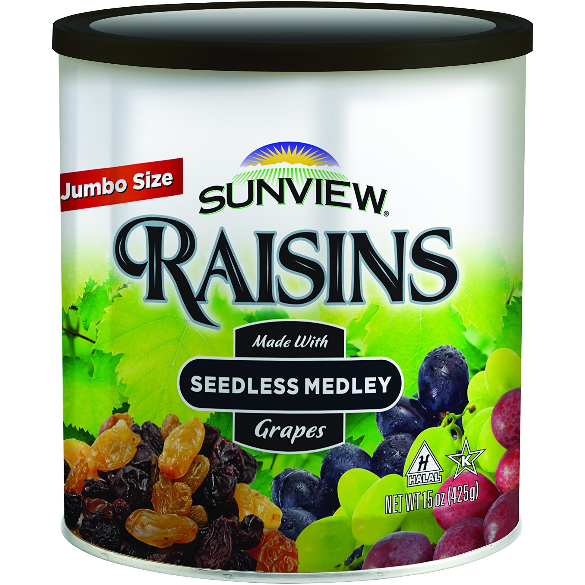 Jumbo Seedless Medley Raisins - 3 15Oz. Canisters