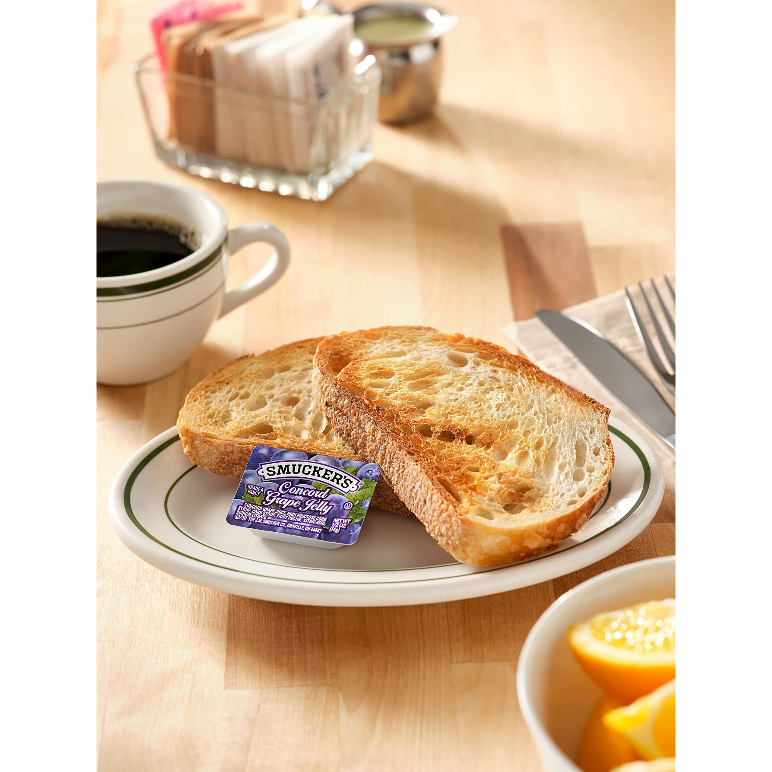 Smucker's Concord Grape Jelly, 0.5 Ounce (Pack Of 200)