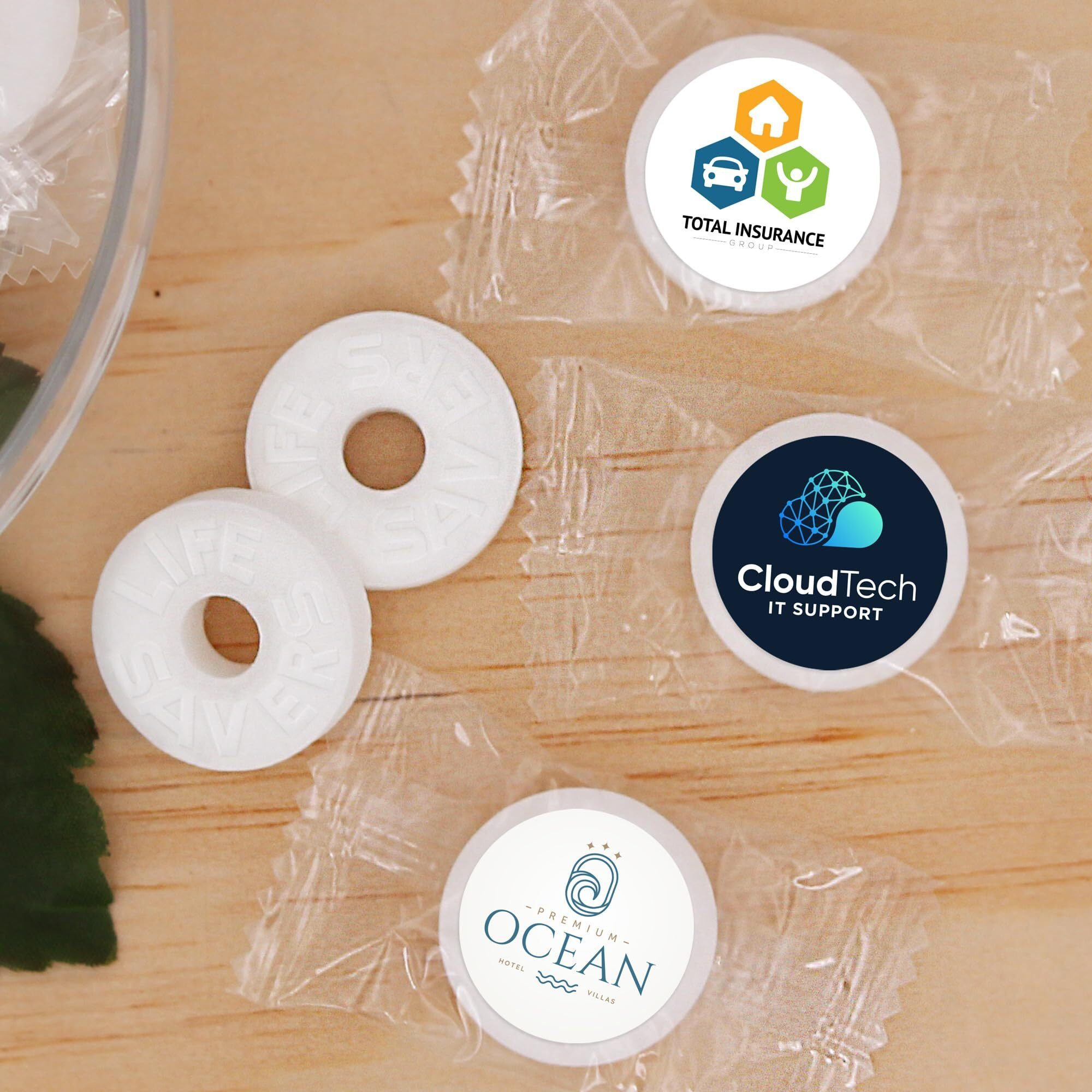 Promotional Life Savers Mints, Custom Life Savers Mints - 100 Quantity - Fully Assembled Promotional Product/Bulk With Your Logo/Customized