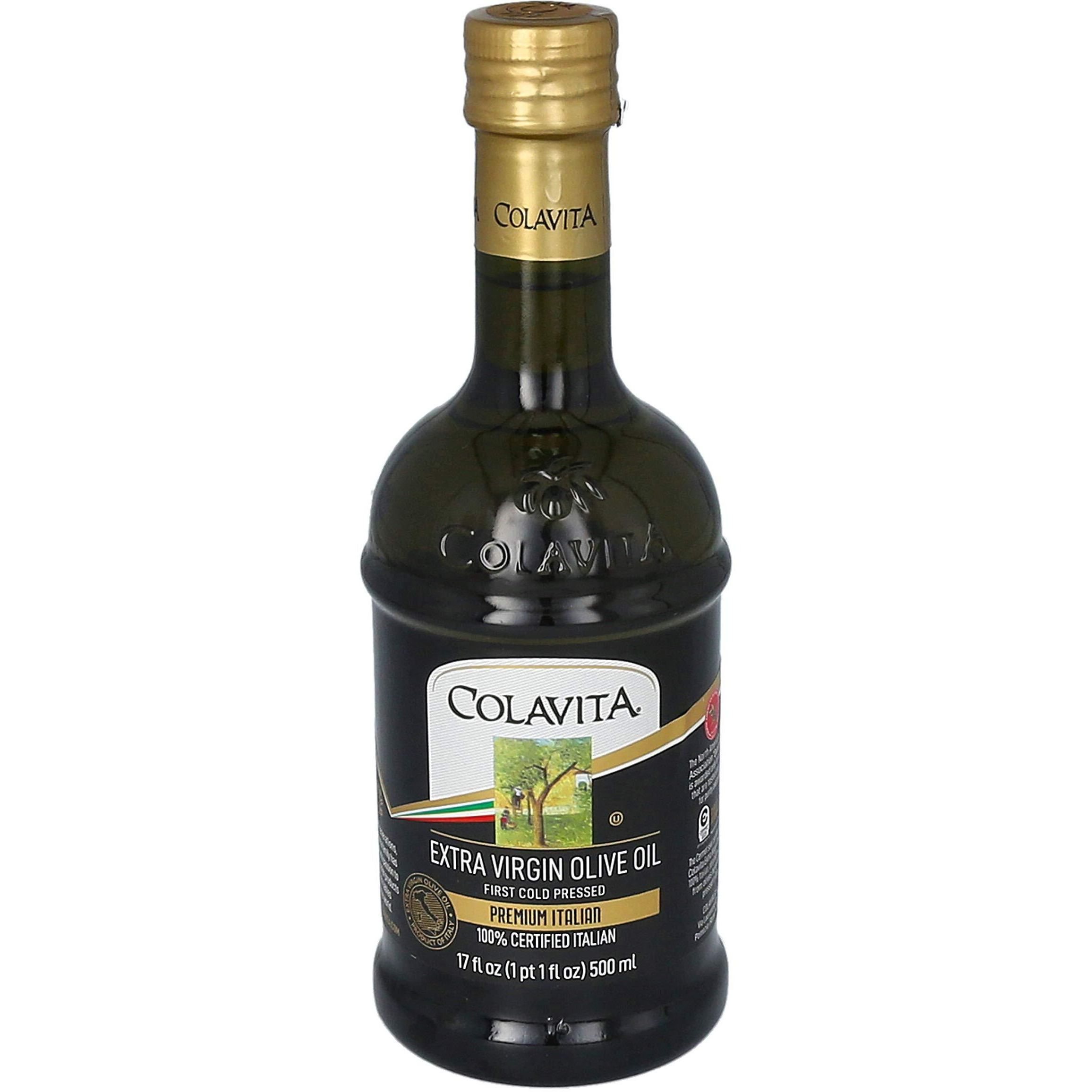 Colavita Premium Italian Extra Virgin Olive Oil 17 Fl. Oz., Glass Bottle