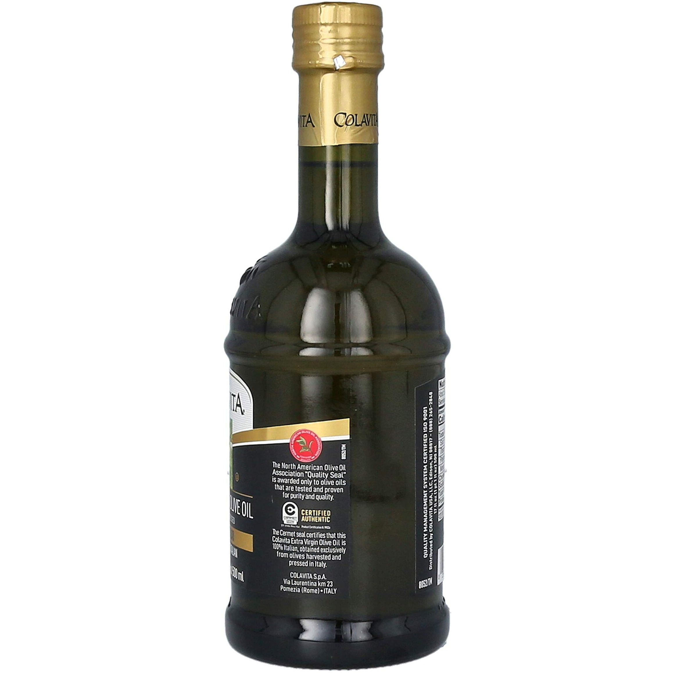 Colavita Premium Italian Extra Virgin Olive Oil 17 Fl. Oz., Glass Bottle
