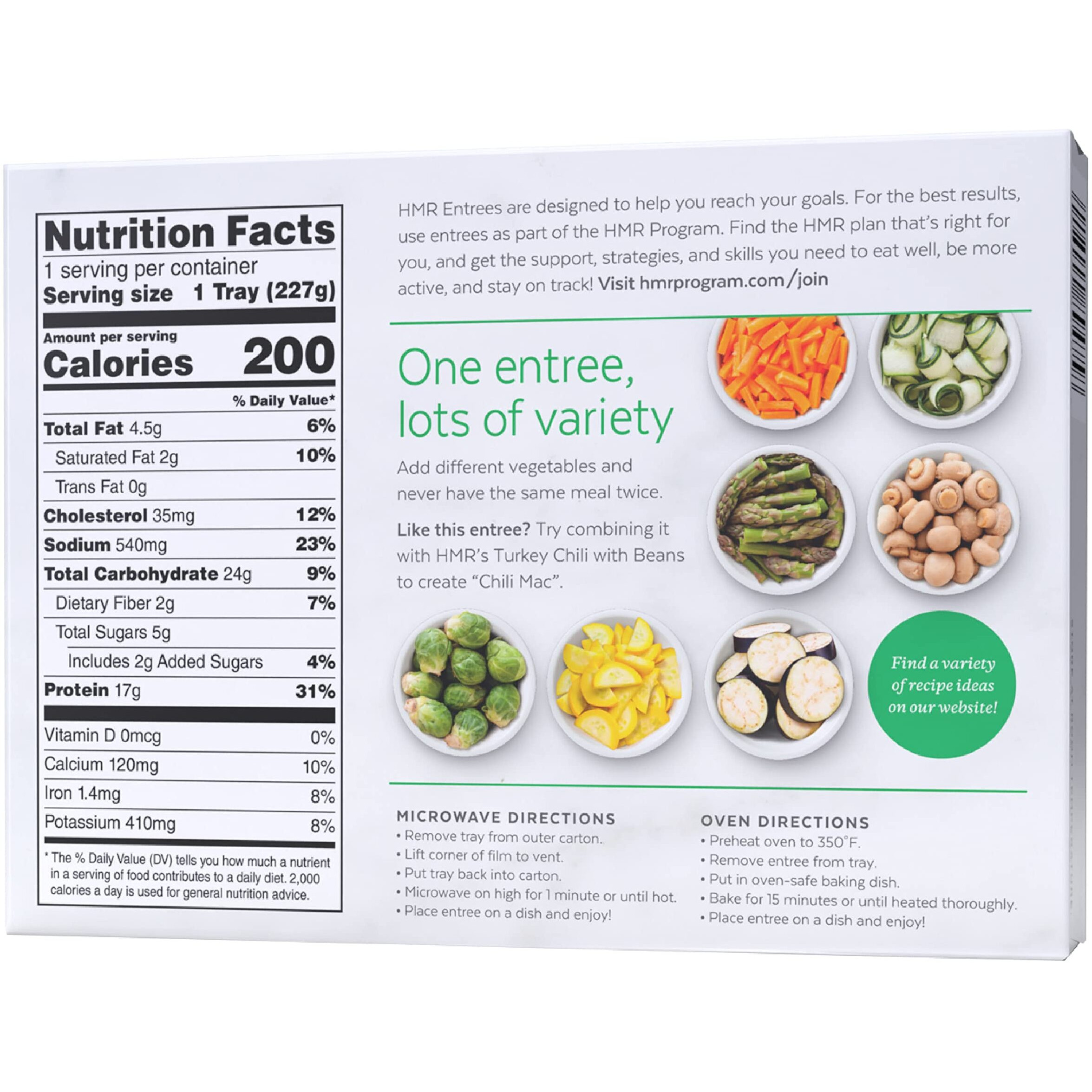 Hmr Chicken Pasta Parmesan Entr  E | Pre-Packaged Lunch Or Dinner To Support Weight Loss | Ready To Eat | 17G Of Protein | Low Calorie Food | 8Oz Serving Per Meal | Pack Of 6