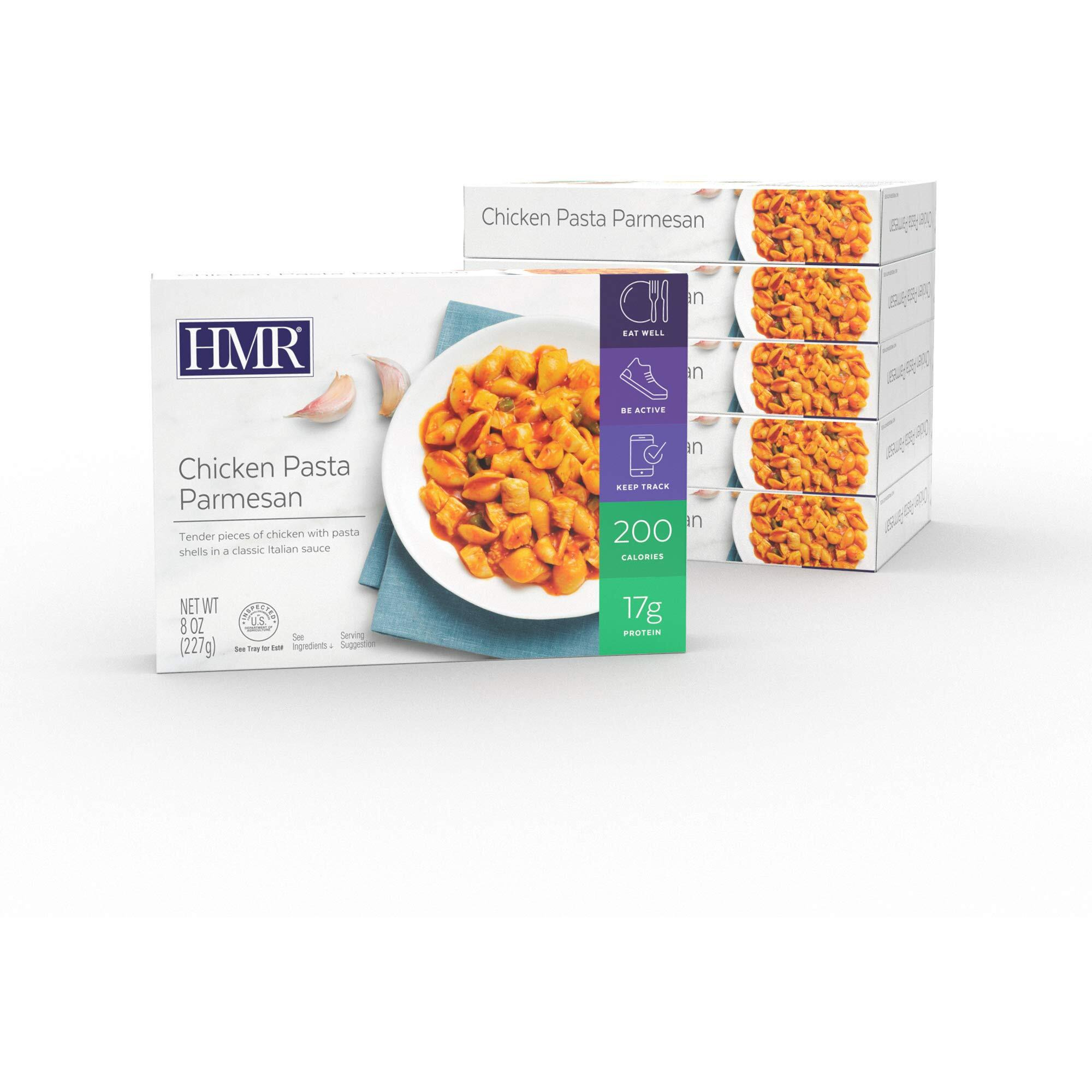 Hmr Chicken Pasta Parmesan Entr  E | Pre-Packaged Lunch Or Dinner To Support Weight Loss | Ready To Eat | 17G Of Protein | Low Calorie Food | 8Oz Serving Per Meal | Pack Of 6