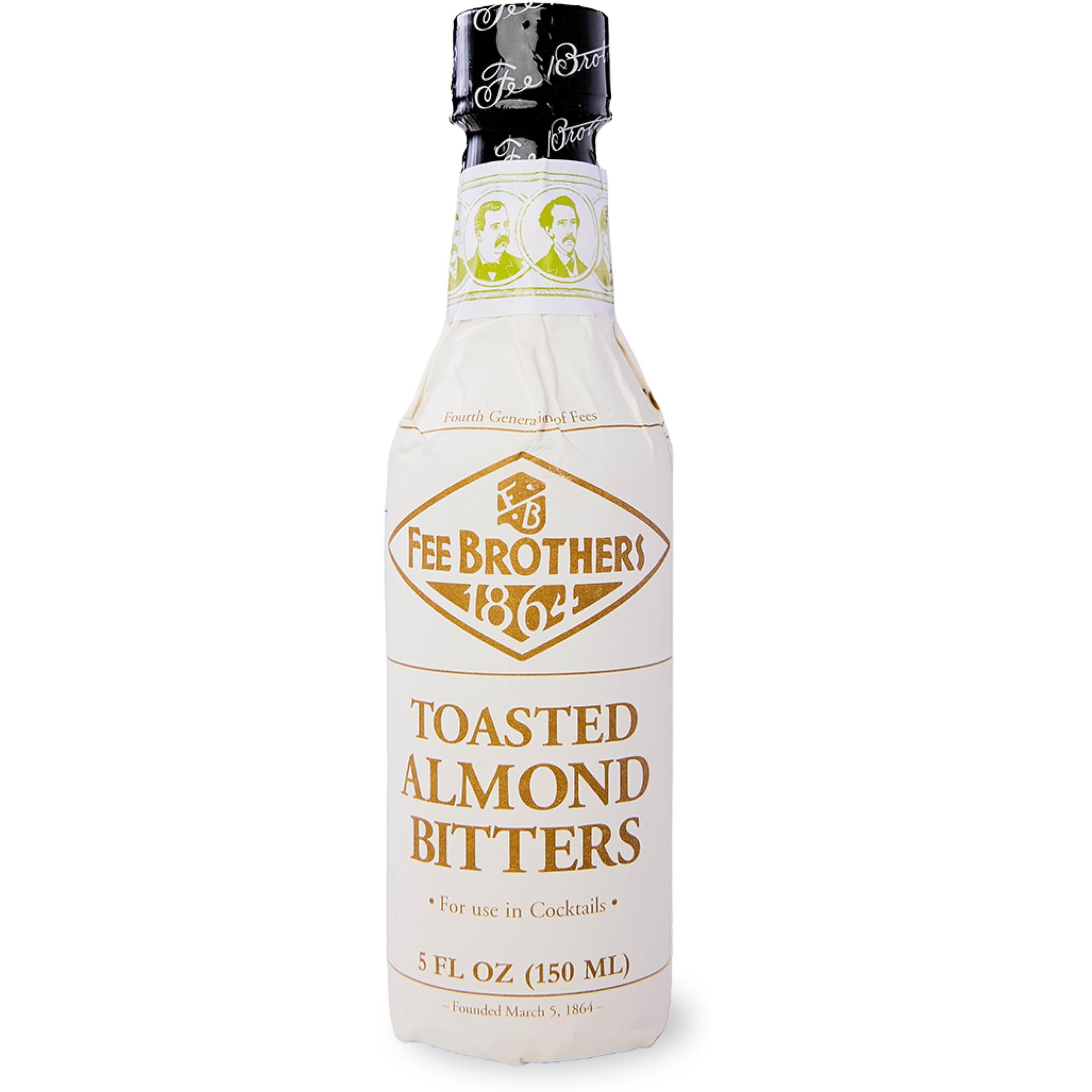 Fee Brothers Toasted Almond Cocktail Bitters - Aromatic Cocktail Mixer & Concentrated Flavoring, Gluten Free, Vegan-Friendly, 5 Fl Oz