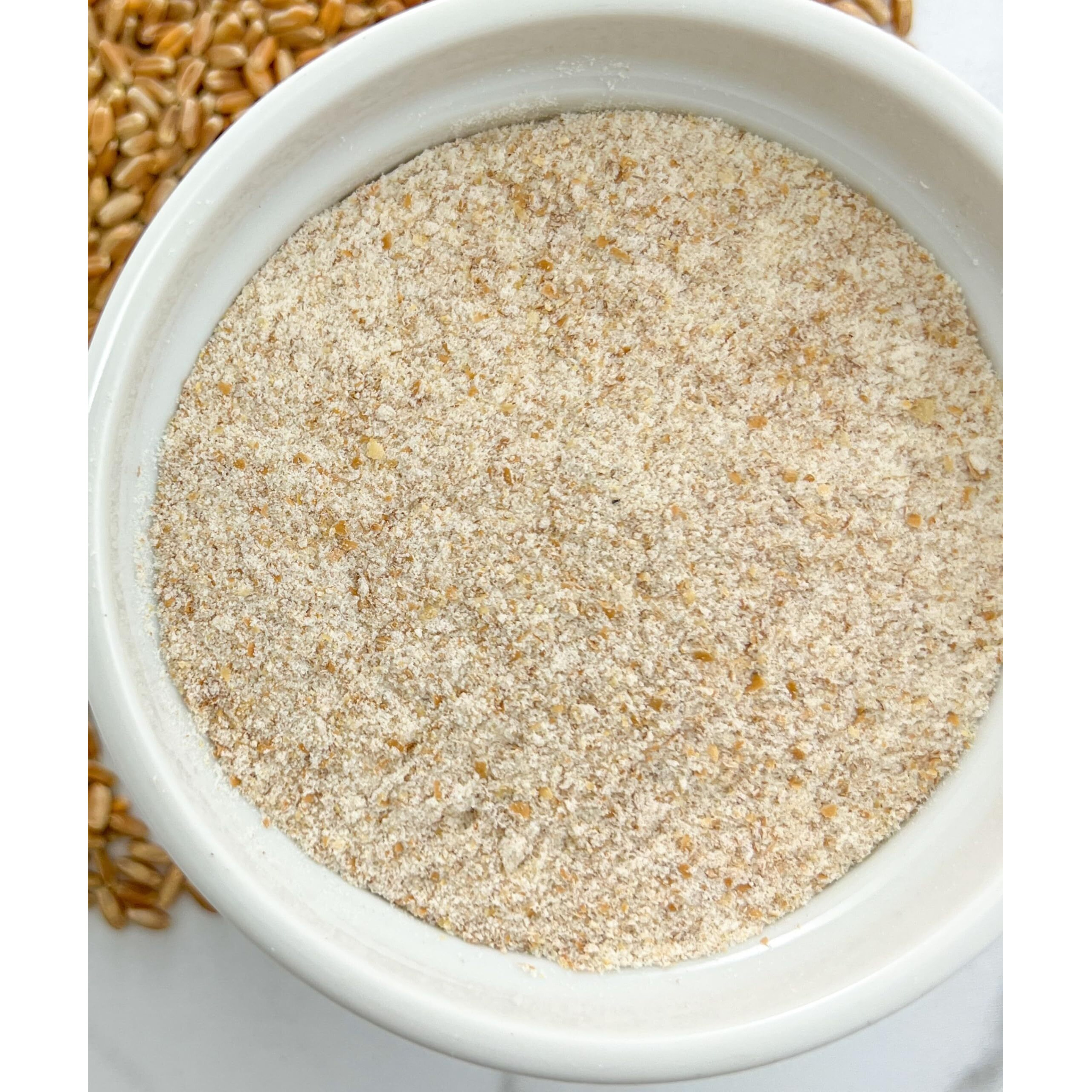 Hard Red Spring Whole Wheat Flour | 3 Lbs | Bread Flour | Non-Gmo | 100% Non-Irradiated | Kosher | Usa Grown | Field Traced | Resealable Kraft Bag