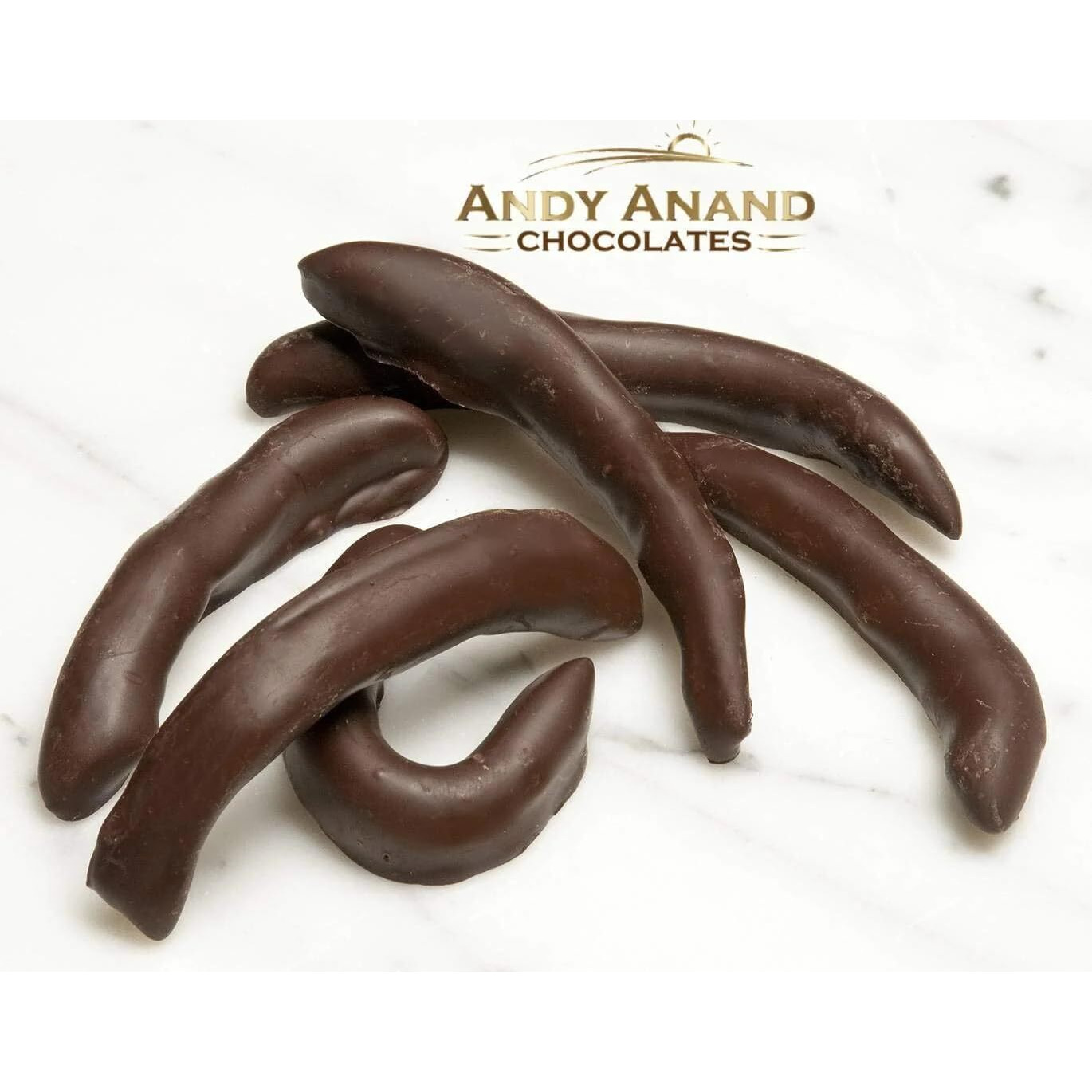 Andy Anand Gourmet Dark Chocolate Orange Peel | Fresh Orange Zest Infused In Rich Dark Chocolate | Divine, Decadent Gift Box | Exquisite Taste In Every Bite (1 Lbs)
