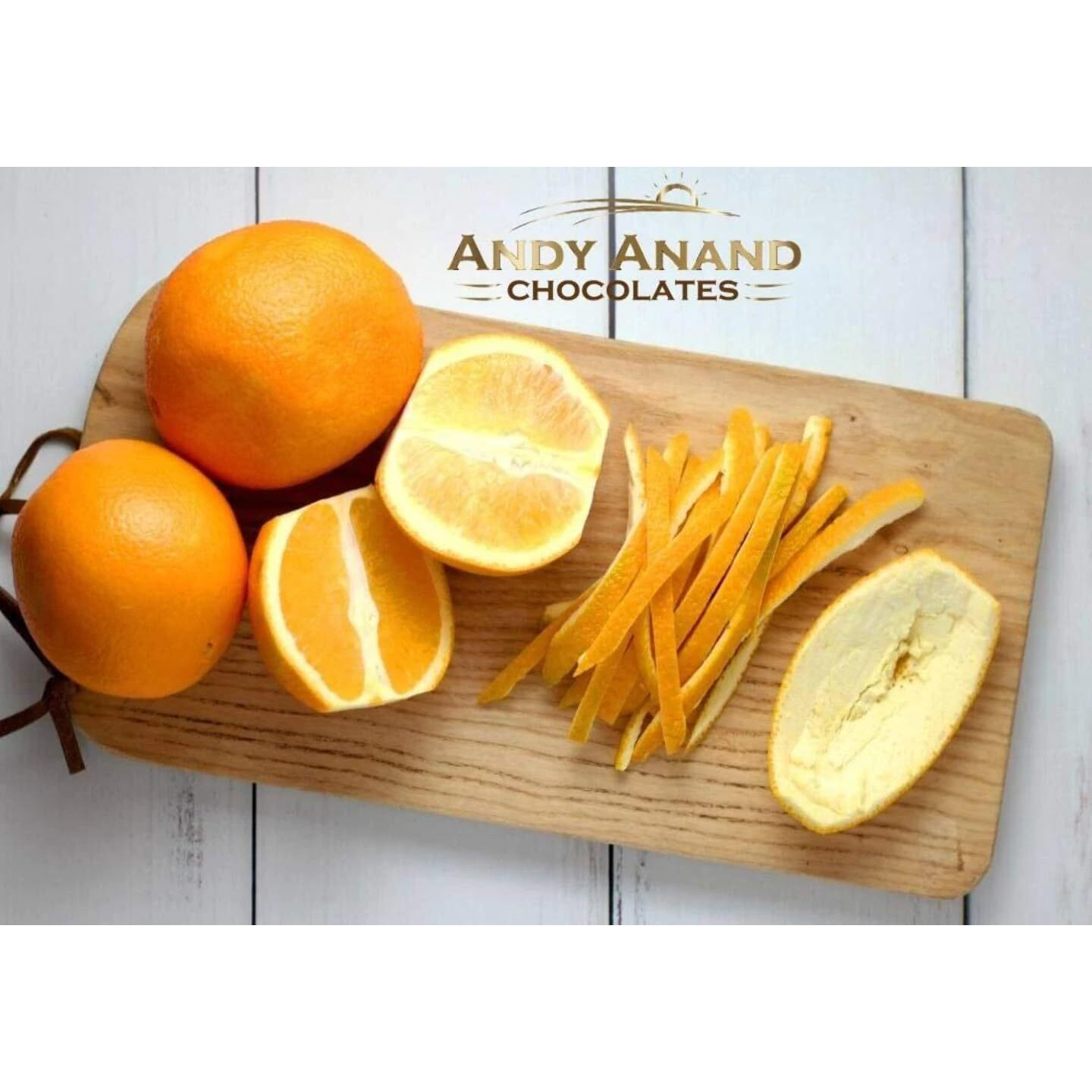 Andy Anand Gourmet Dark Chocolate Orange Peel | Fresh Orange Zest Infused In Rich Dark Chocolate | Divine, Decadent Gift Box | Exquisite Taste In Every Bite (1 Lbs)