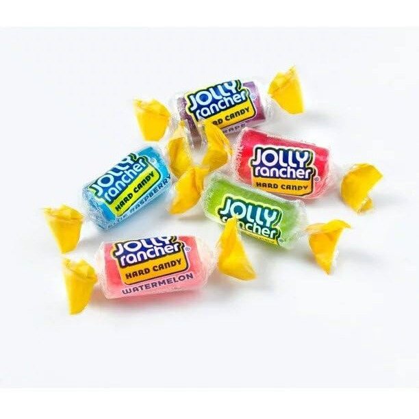 Jolly Ranchersassorted Fruit Flavored Hard Candy - 4 Pounds Of Approx 300 Hard Candy Individually Wrapped -Bulk Jolly Ranchersmix - Christmas Hard Candy Jolly Rancherfruit Candy In Bulk - Fruit Flavored Candy - Hard Candy Assortment Fruit Candy