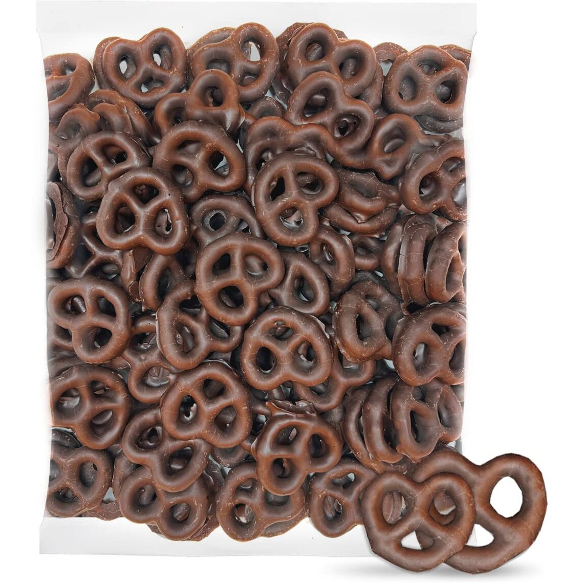 Dark Chocolate Covered Mini Pretzels, 2 Pound Bag