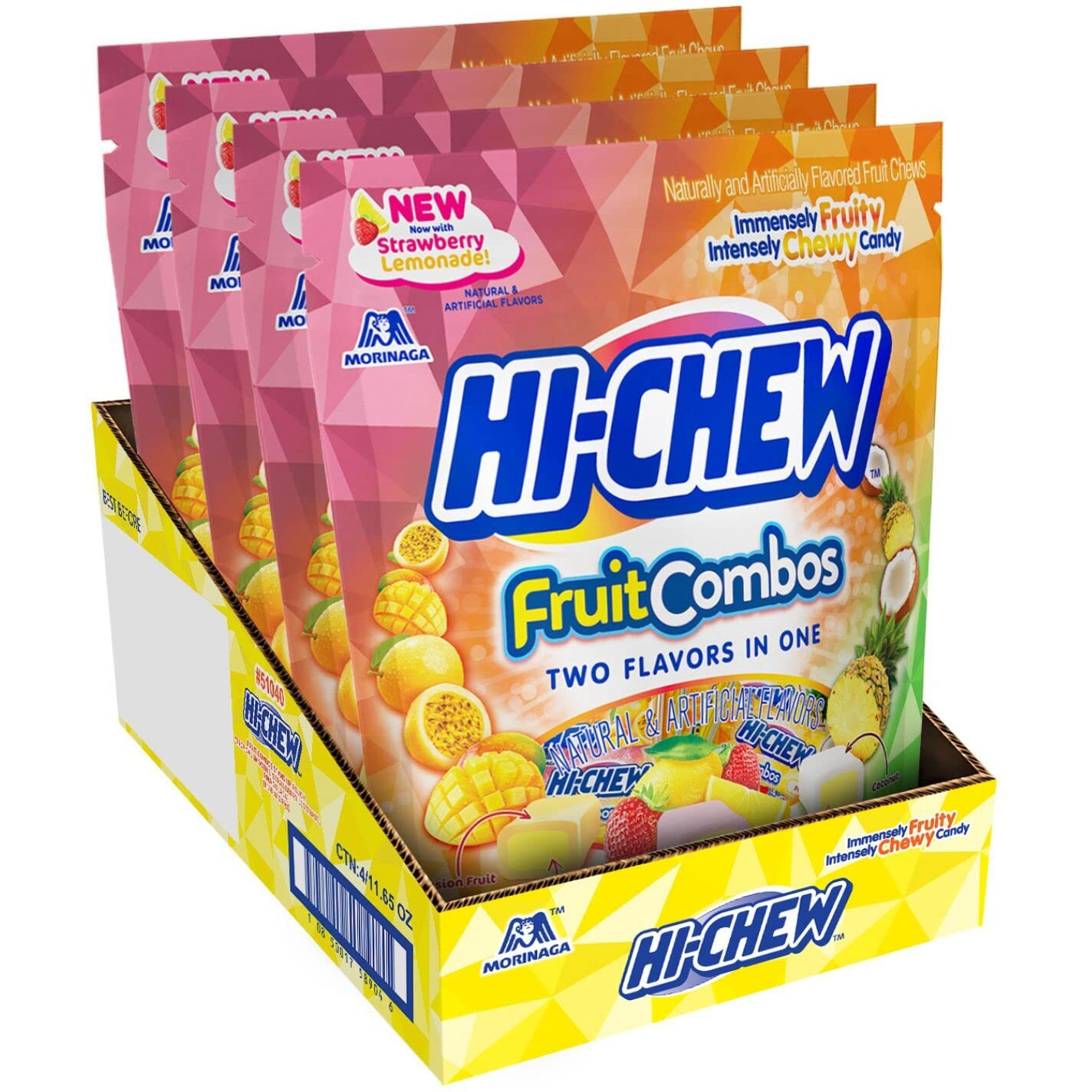 Hi-Chew Fruit Combos Stand Up Bag 11.65Oz