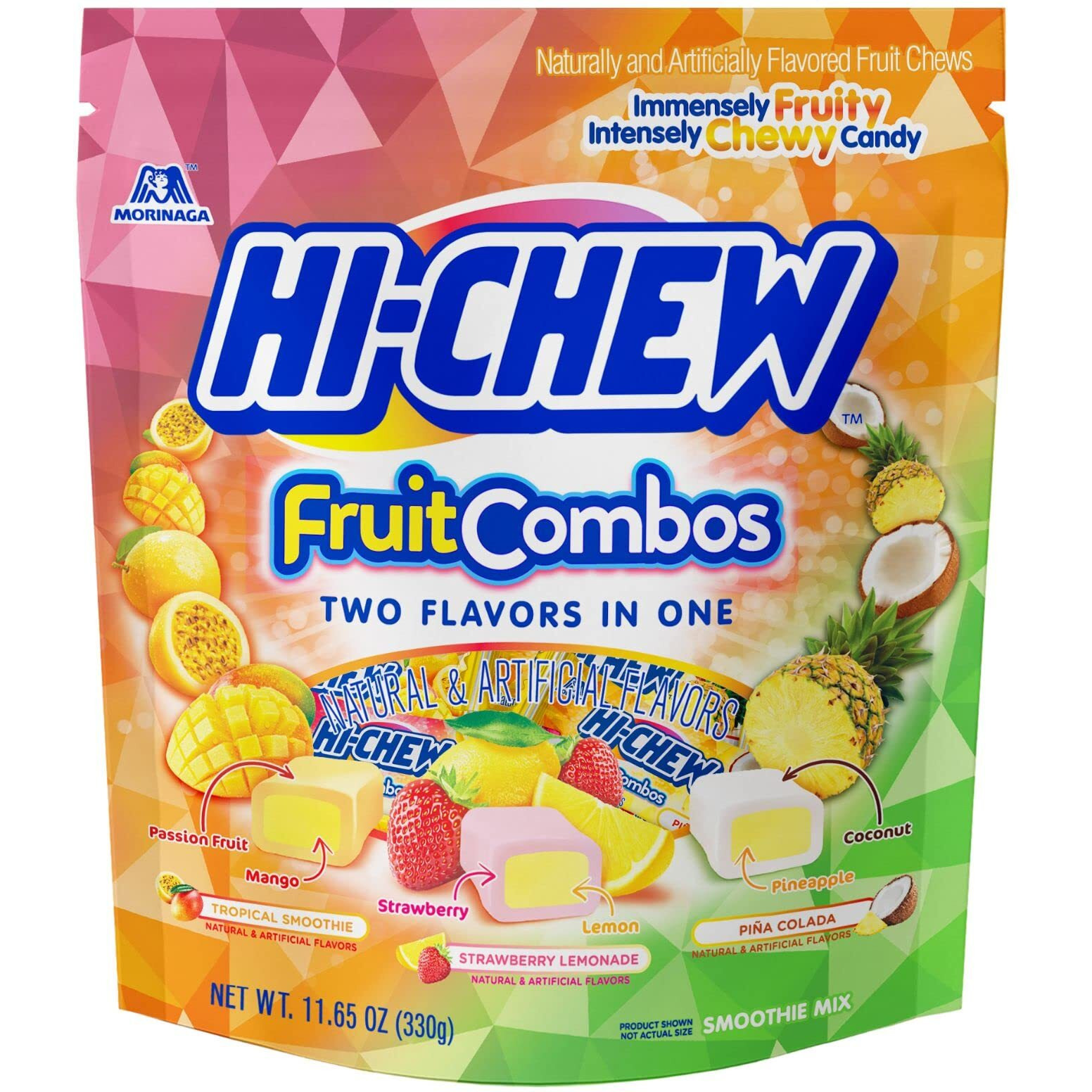 Hi-Chew Fruit Combos Stand Up Bag 11.65Oz