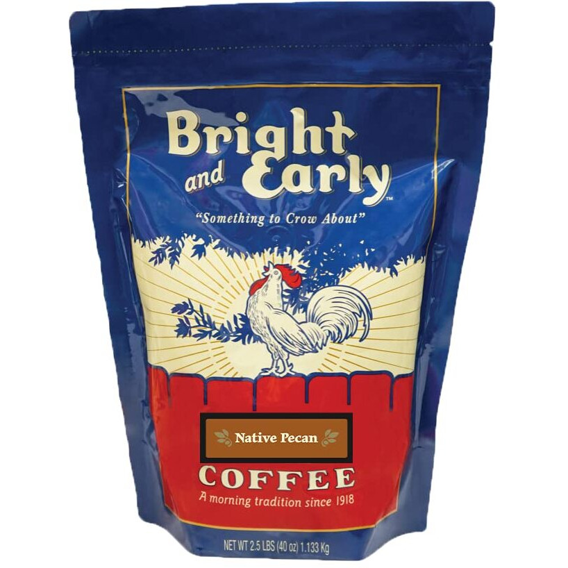 Bright And Early Ground Native Pecan Coffee Medium Roast (2.5 Lb.)