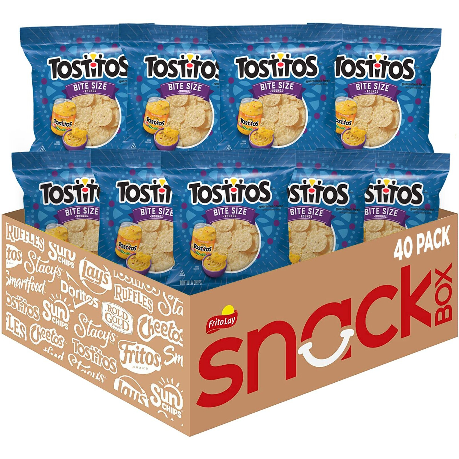 Tostitos, Bitesize Rounds, 1 Ounce (Pack Of 40)