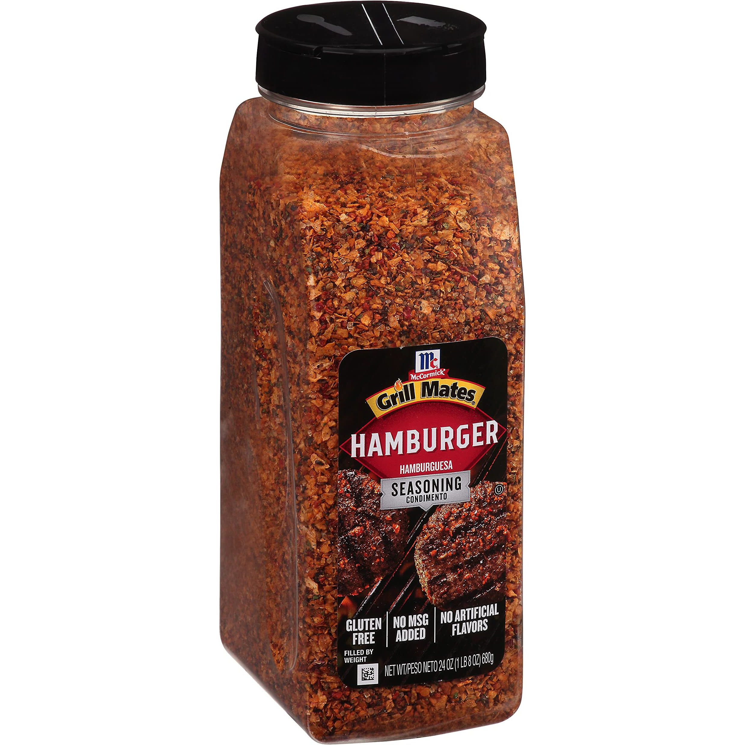 Mccormick Grill Mates Hamburger Seasoning, 24 Oz (Pack Of 6) - Six 24 Ounce Containers Of Hamburger Seasoning Mix With Bold Blend Of Ground Peppers, Onion And Savory Garlic