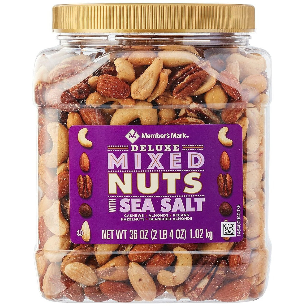 Member's Mark Deluxe Roasted Mixed Nuts With Sea Salt (34 Oz.)