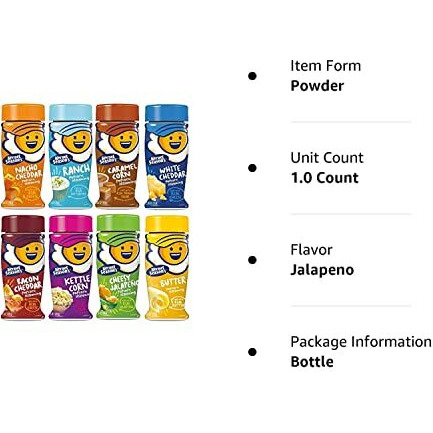 Kernel Season's Full-Size Jars Seasoning Variety Pack, 2.4-3.0 Ounce Shakers ...