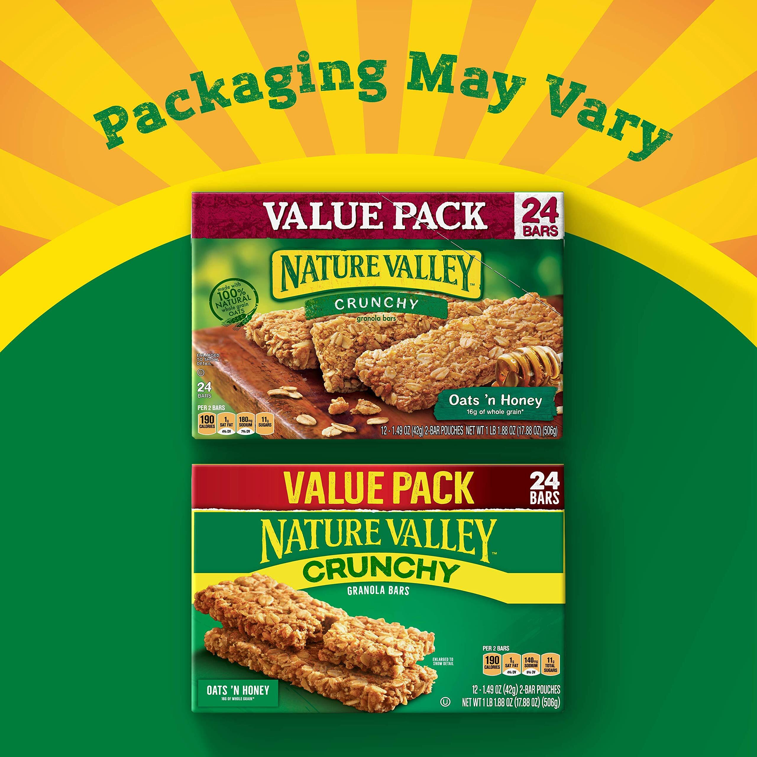 Nature Valley Granola Bars, Crunchy Oats 'N Honey, 17.88 Oz, 24 Ct (Pack Of 6)