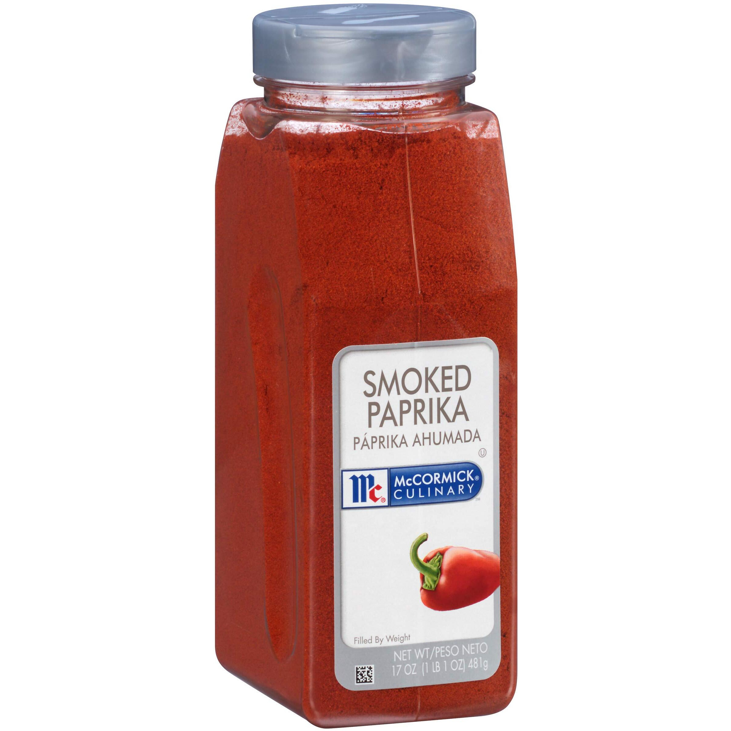 Mccormick Culinary Smoked Paprika, 17 Oz - One 17 Ounce Container Of Sweet And Smoky Paprika Perfect For Spanish Cuisine, Chicken, Fish, Pork, Potatoes, And More