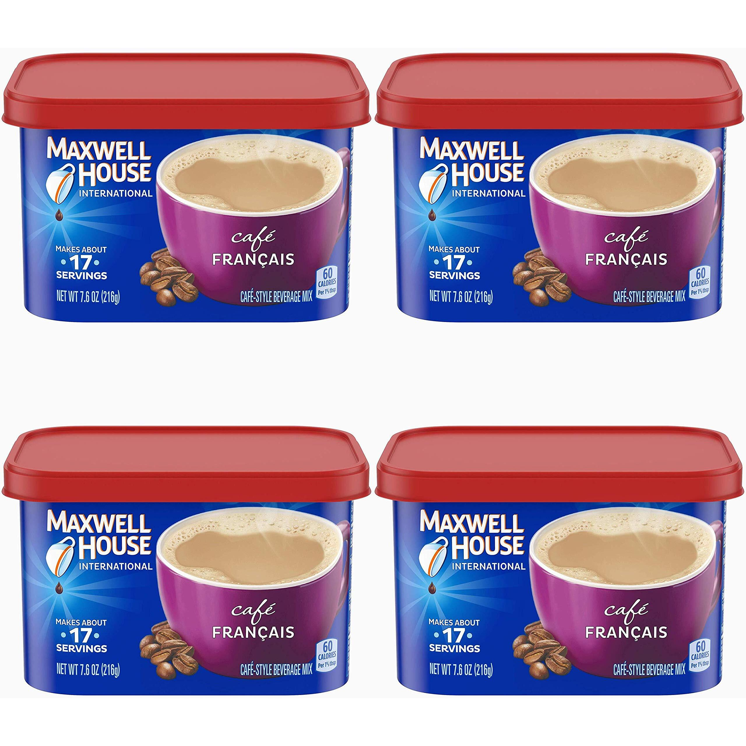 Maxwell House Light Roast International Cafe Francais Caf  , 7.6 Ounce (Pack Of 8)