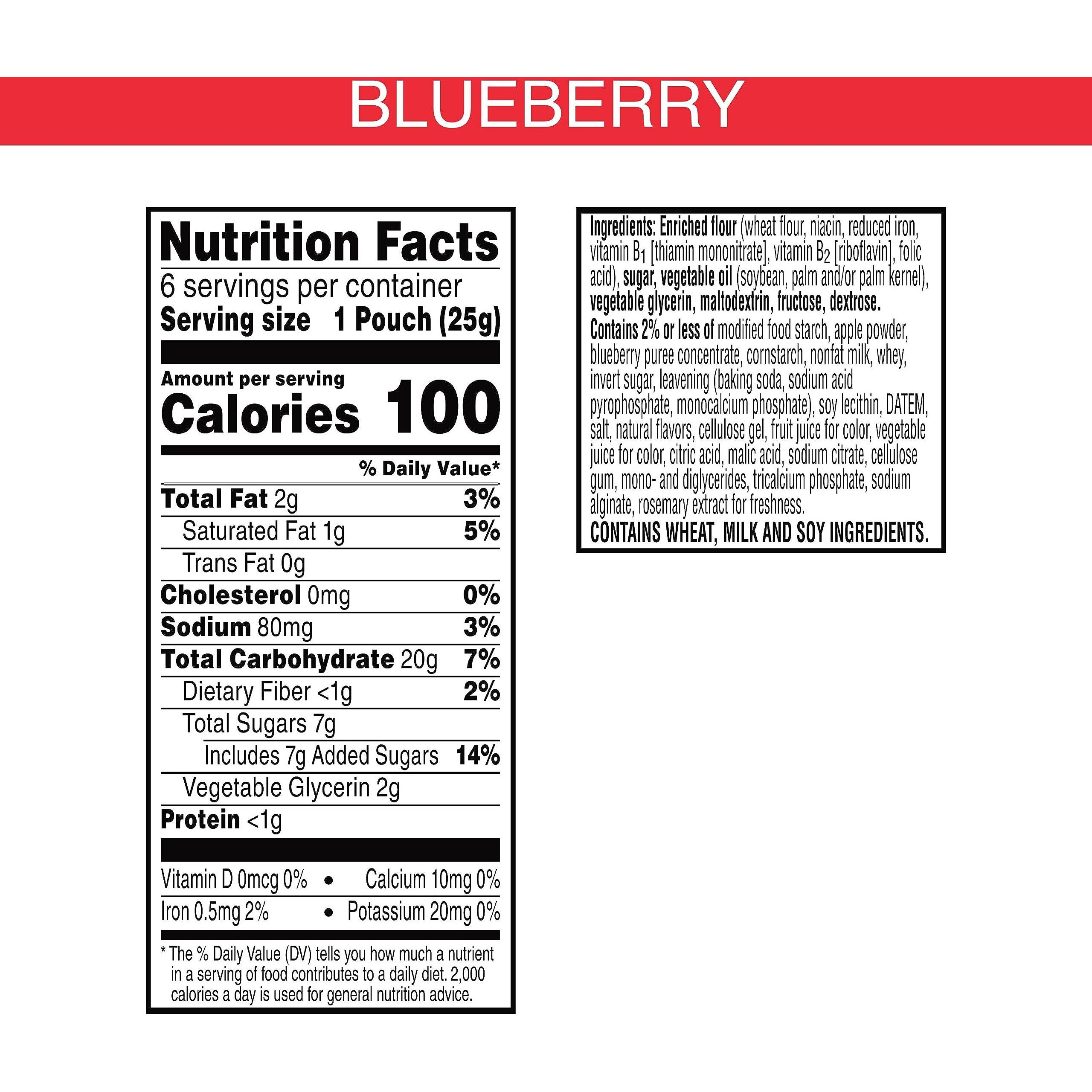 Kellogg's Special K, Pastry Crisps, Blueberry, 5.28Oz (8 Count)
