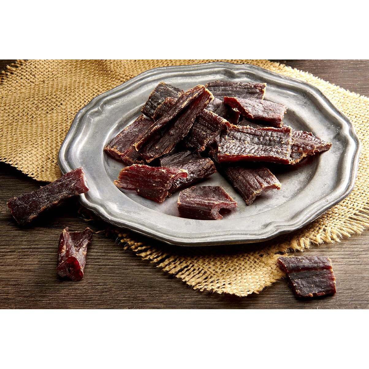 Wild Bills Hickory Smoked Beef Jerky Pieces 16 Ounce Pack