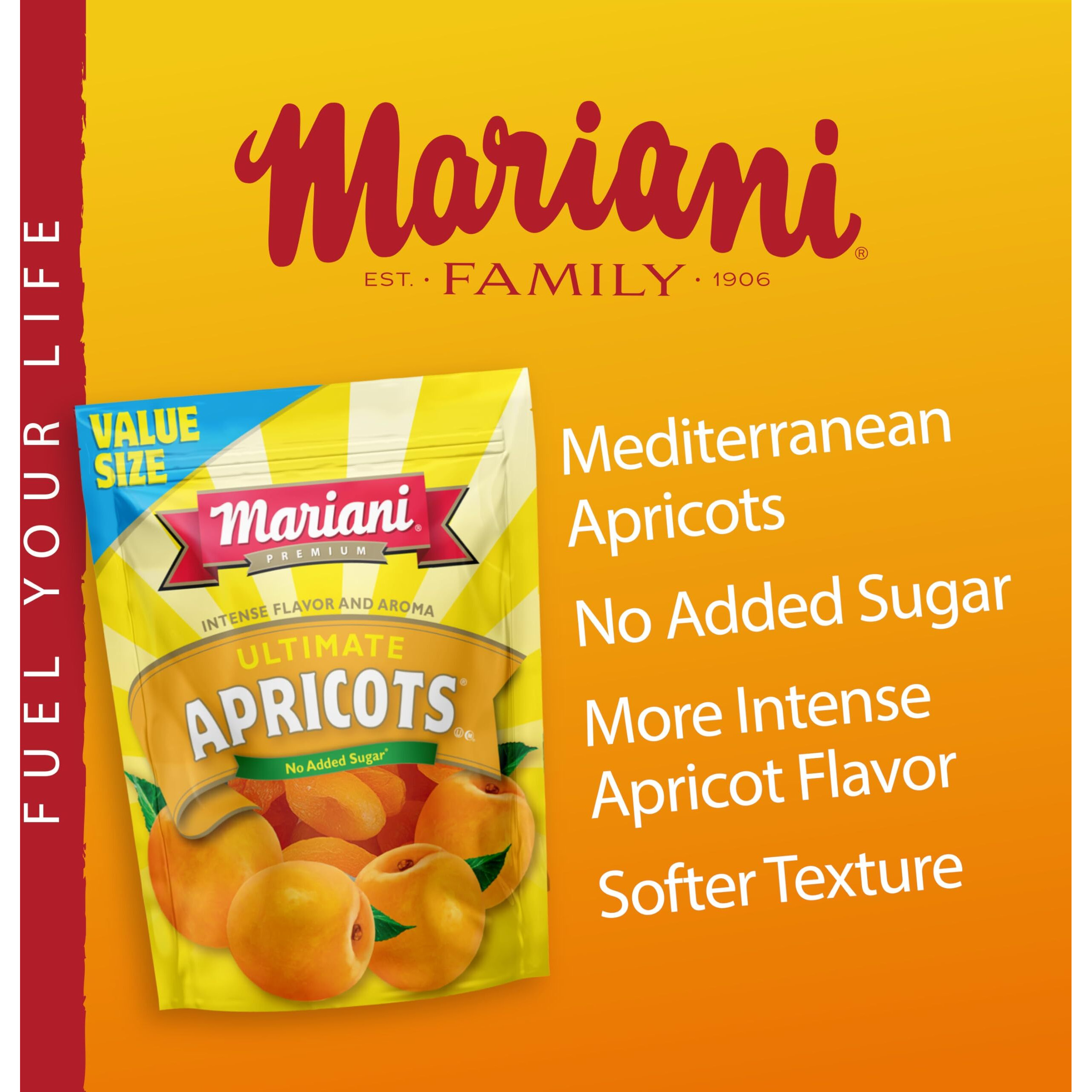 Mariani Ultimate Dried Apricots, 32 Oz - Resealable Bag, No Sugar Added, Vegan