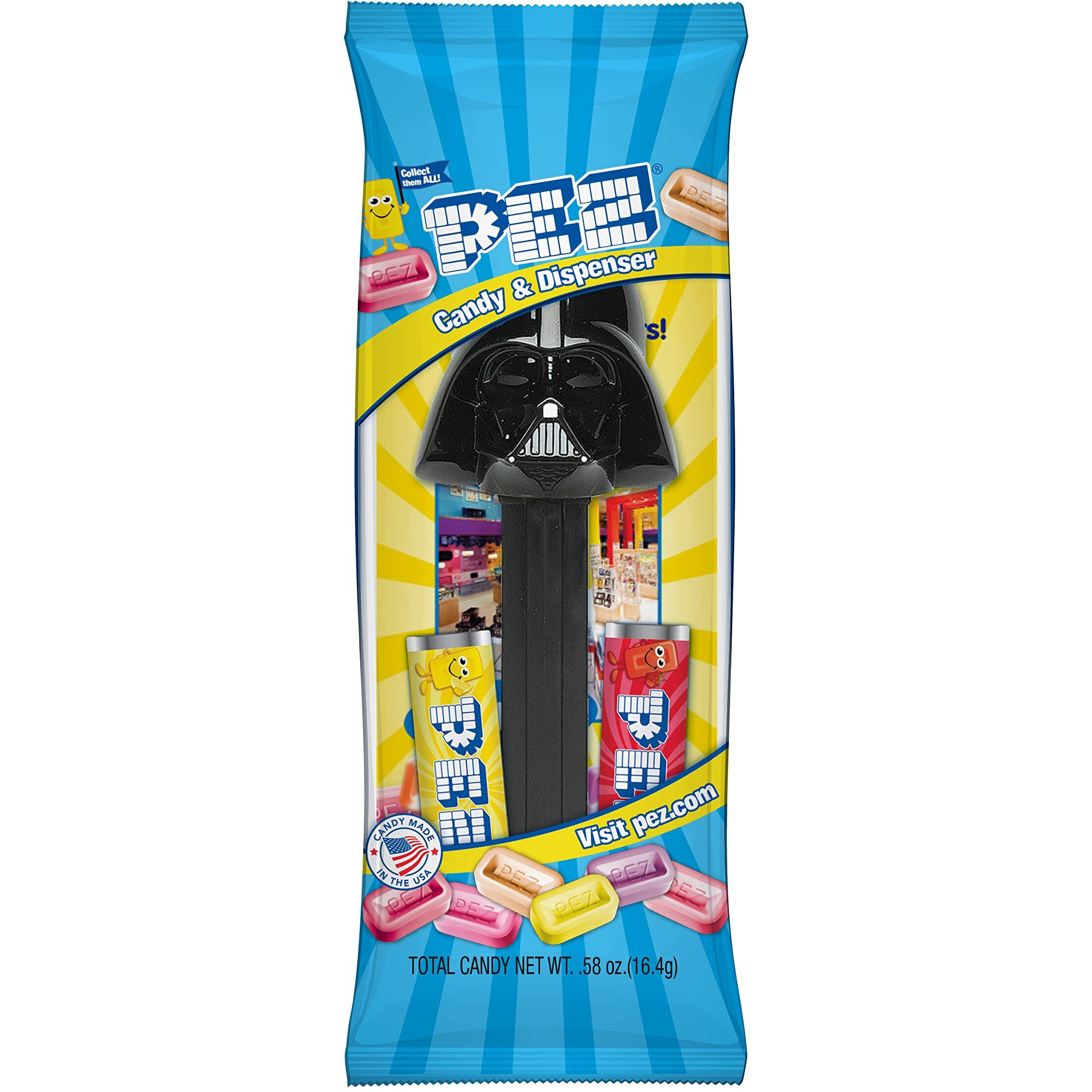 Pez Candy Star Wars, Assorted Dispensers, 0.58 Ounce (Pack Of 12)