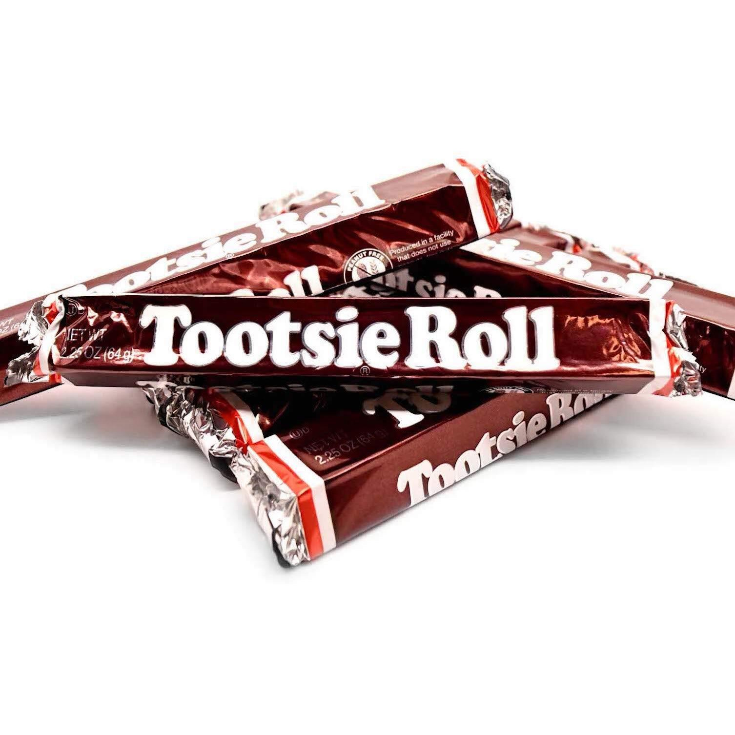Tootsie Roll Bars Holiday Favorites, Original Classic Size, 2.25 Ounce Rolls, (Pack Of 36), Peanut Free, Gluten Free