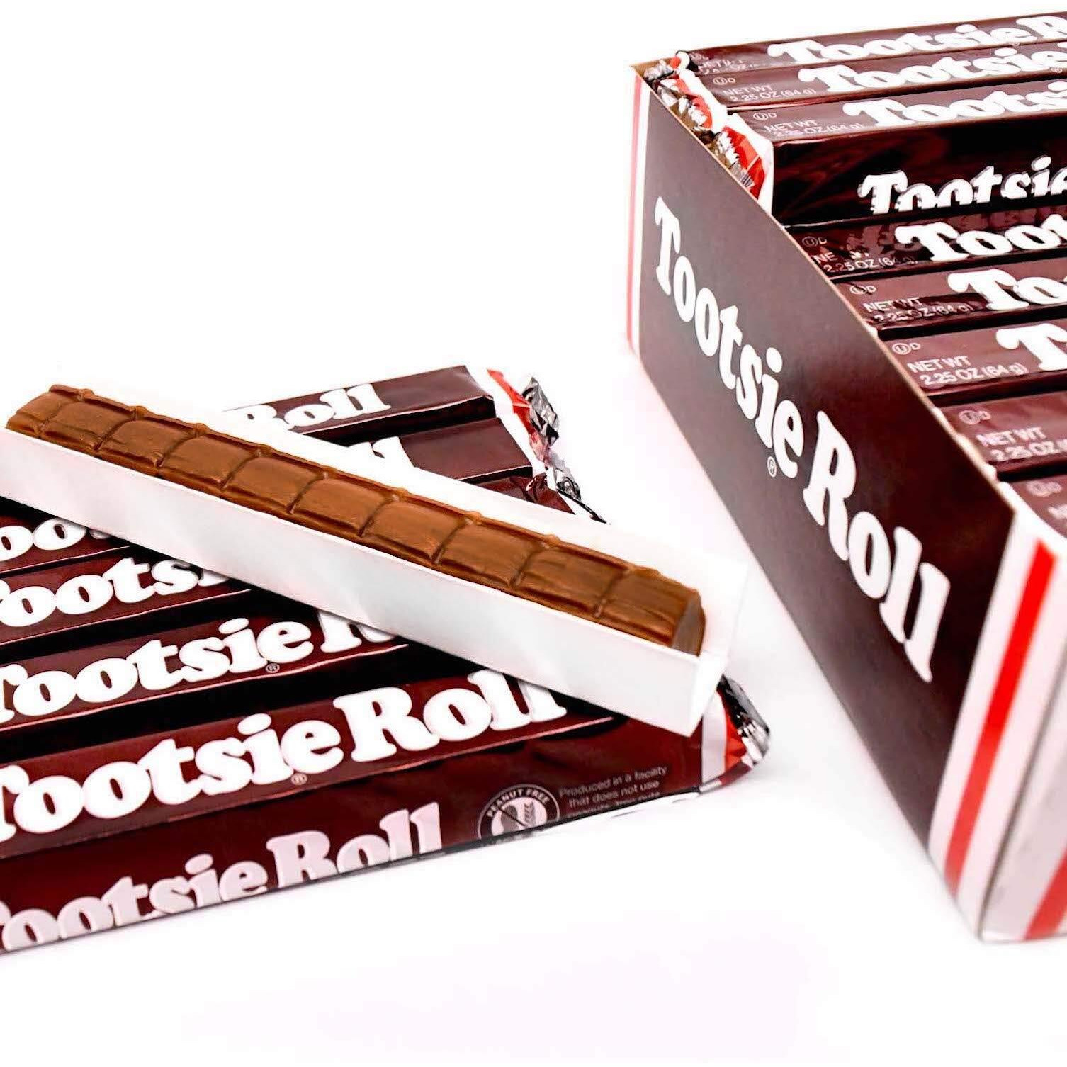 Tootsie Roll Bars Holiday Favorites, Original Classic Size, 2.25 Ounce Rolls, (Pack Of 36), Peanut Free, Gluten Free