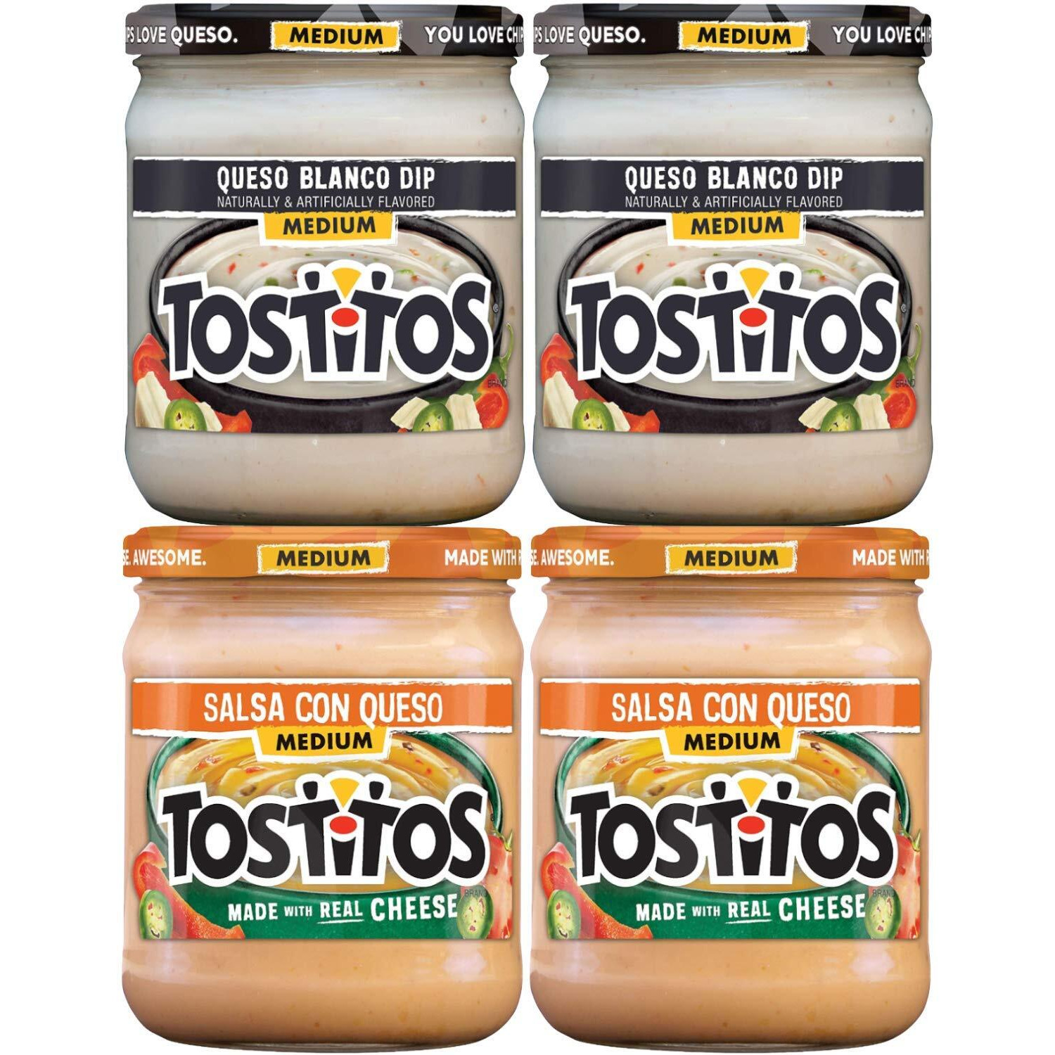 Tostitos, Queso Variety Pack, 11.25 Ounce (Pack Of 4)